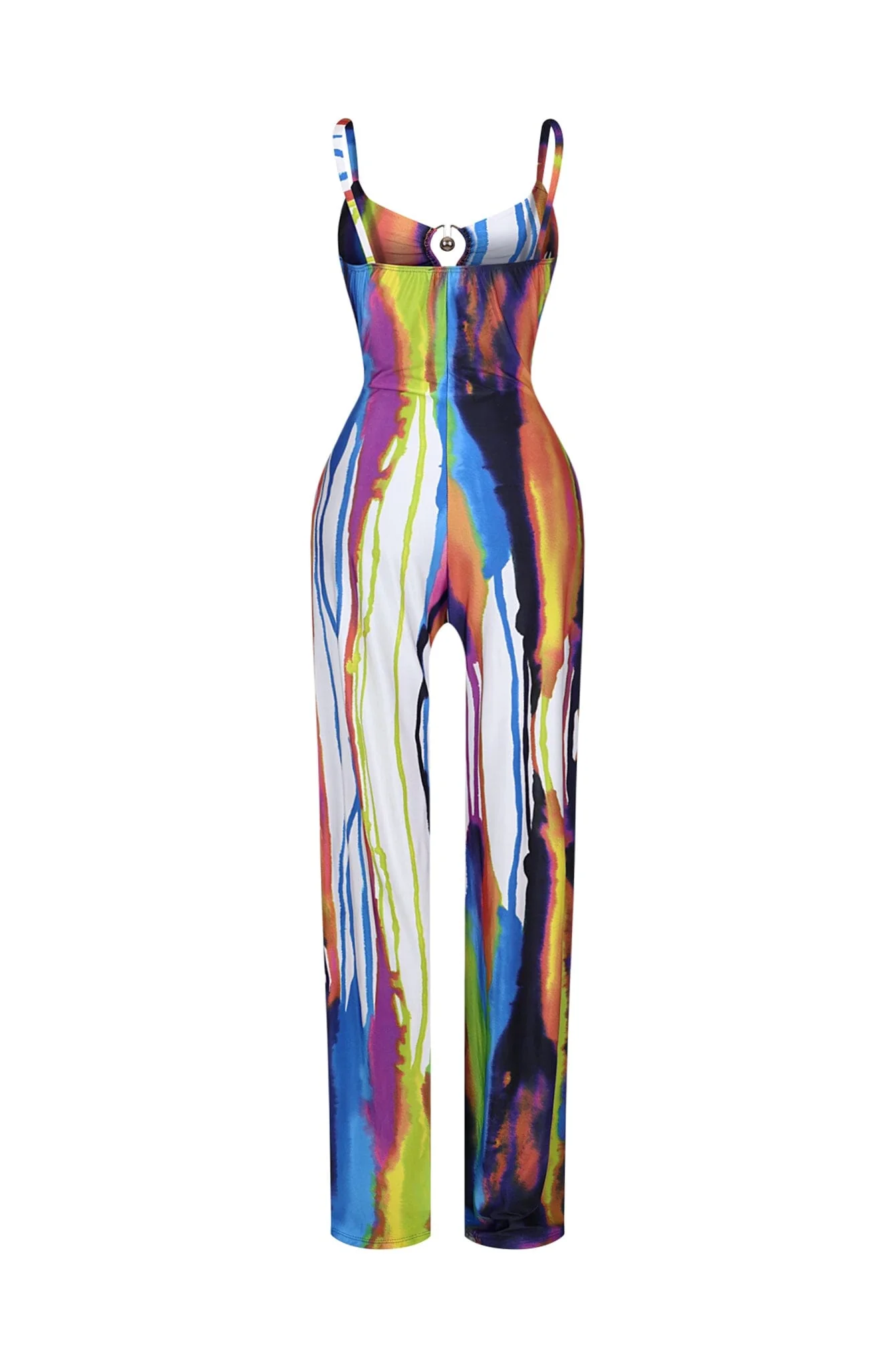 Orora Colorful Printed Tank Jumpsuit - Image 5