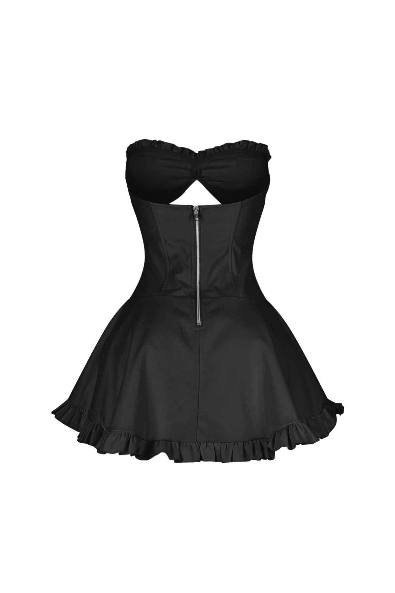 Oslo Faux Leather Mini Dress - Image 8