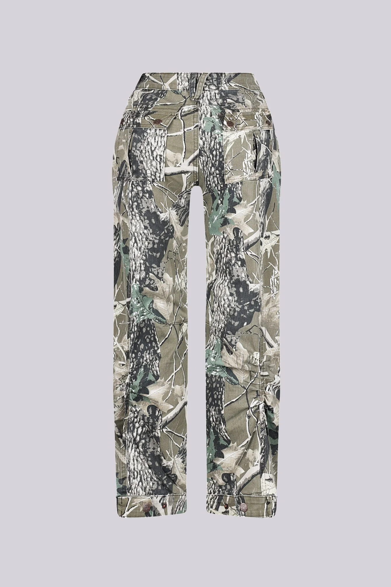 Outlaw Camo Print Denim Jeans - Image 4