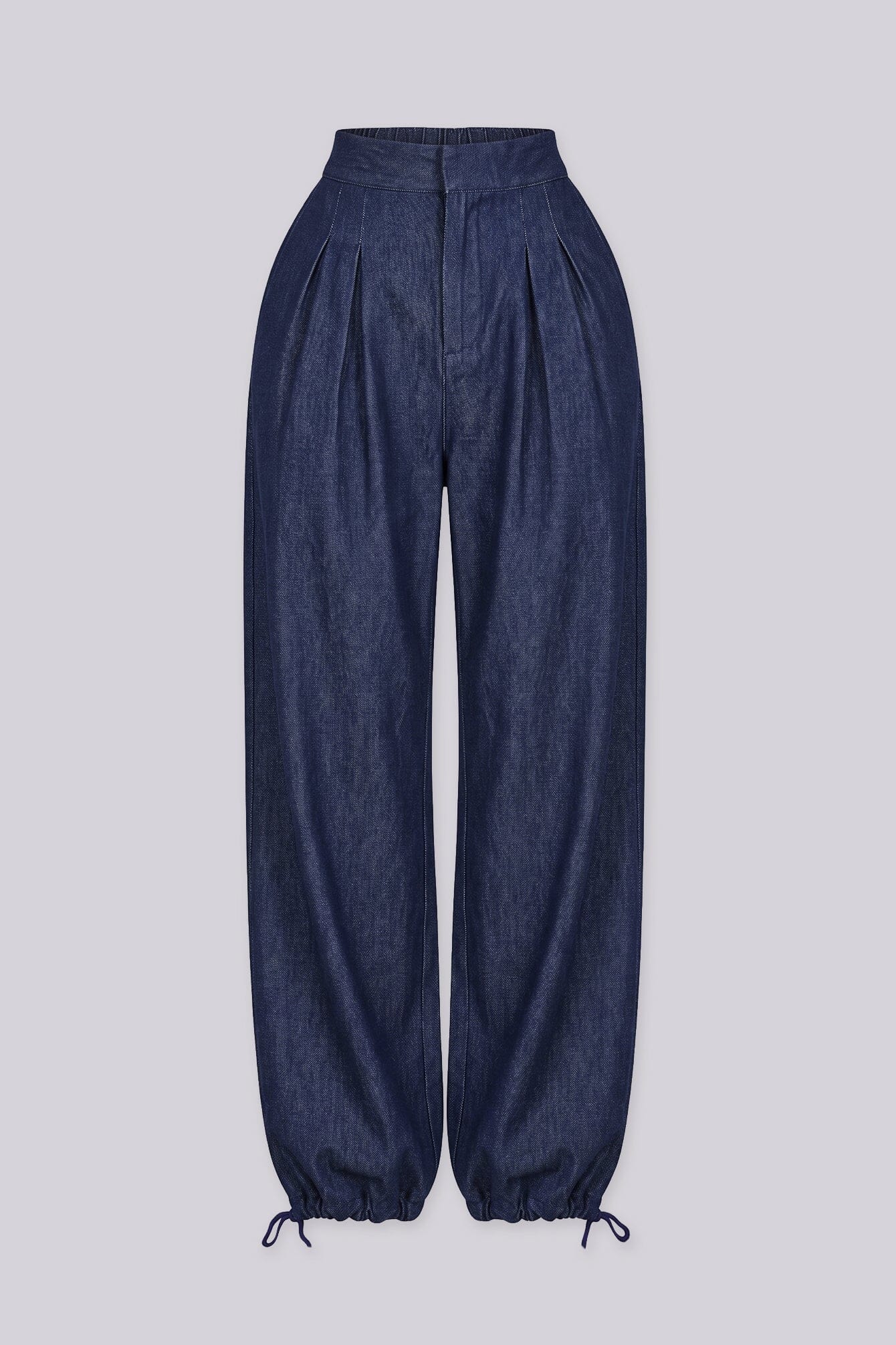 Palazzo Pleated Wide Leg Pants - Image 3