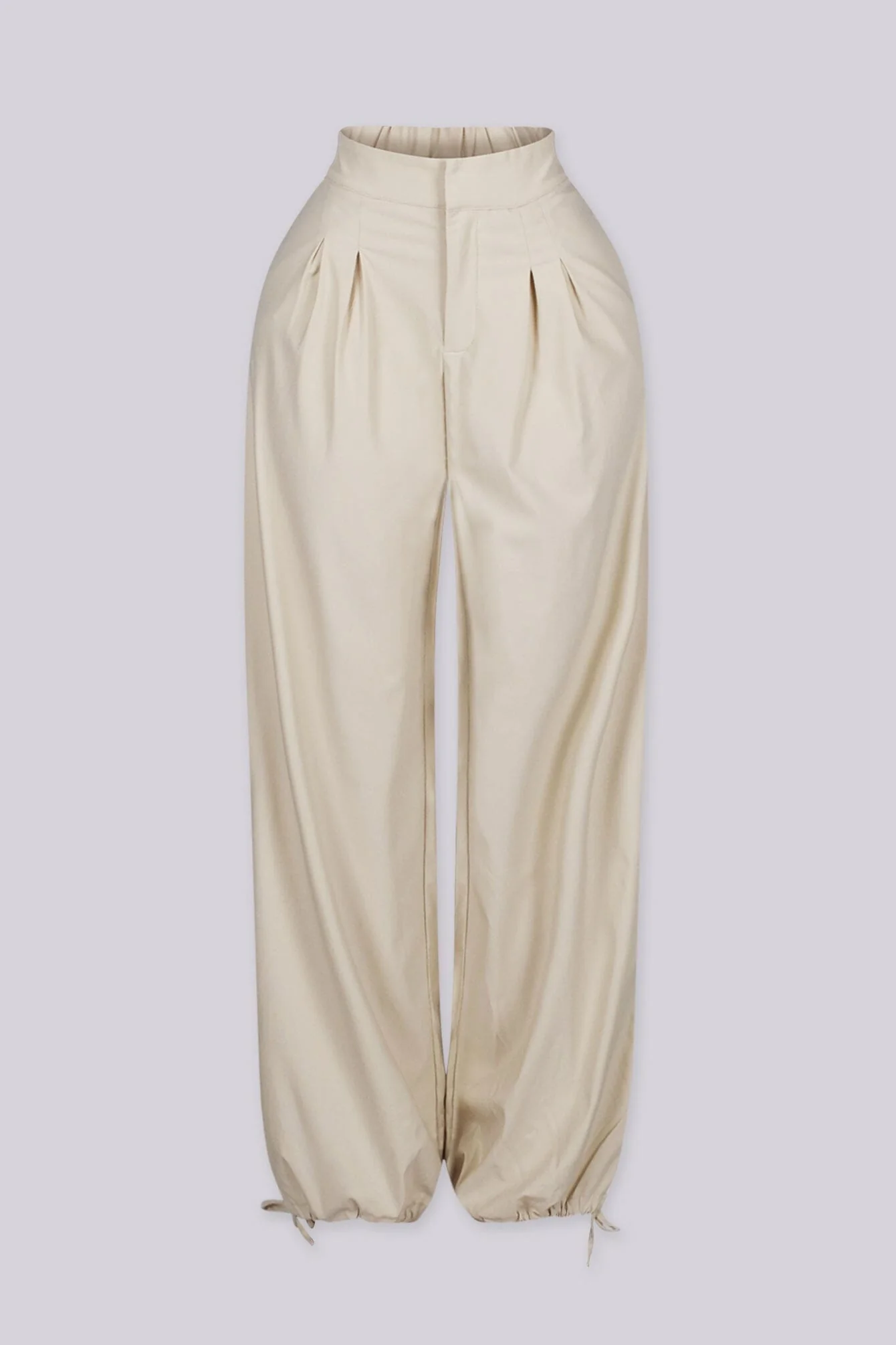 Palazzo Pleated Wide Leg Pants - Image 4