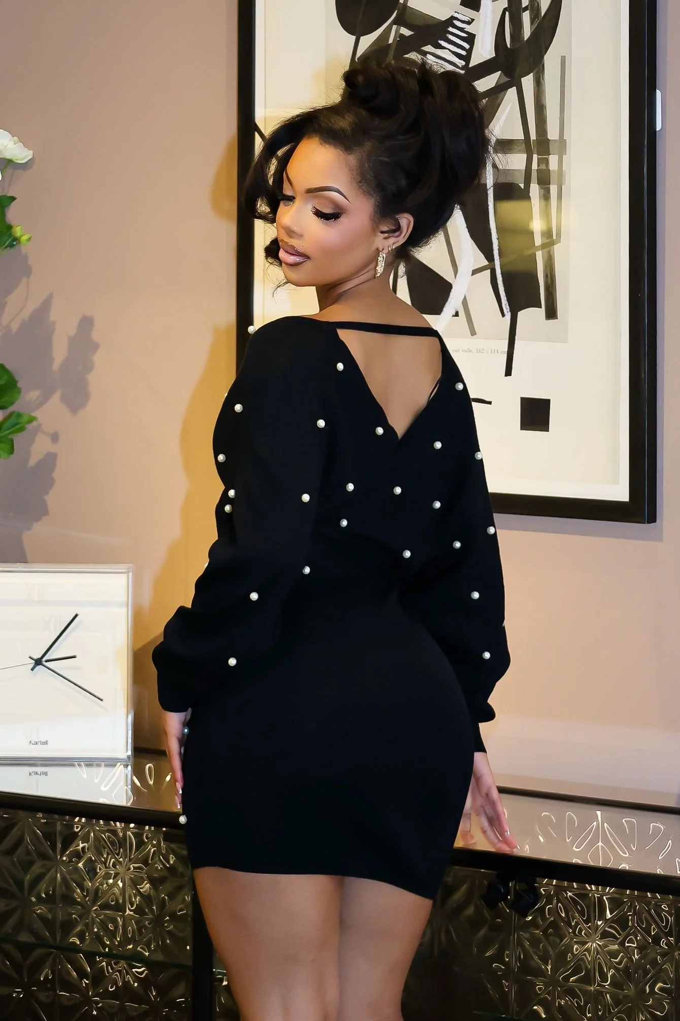 Tiffany Pearl Sweater Dress - Image 4