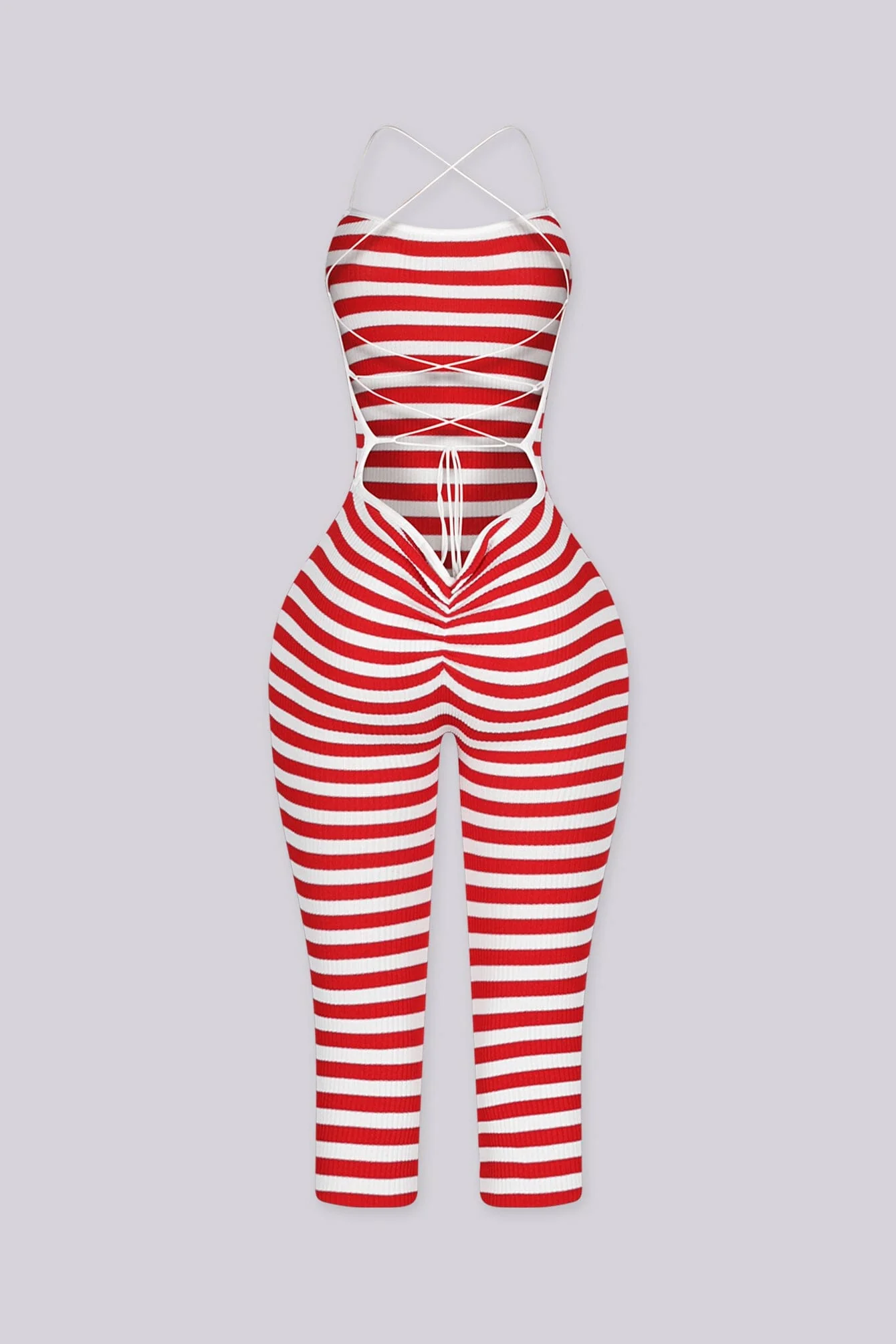 Peppermint Rush Capri Jumpsuit - Image 10