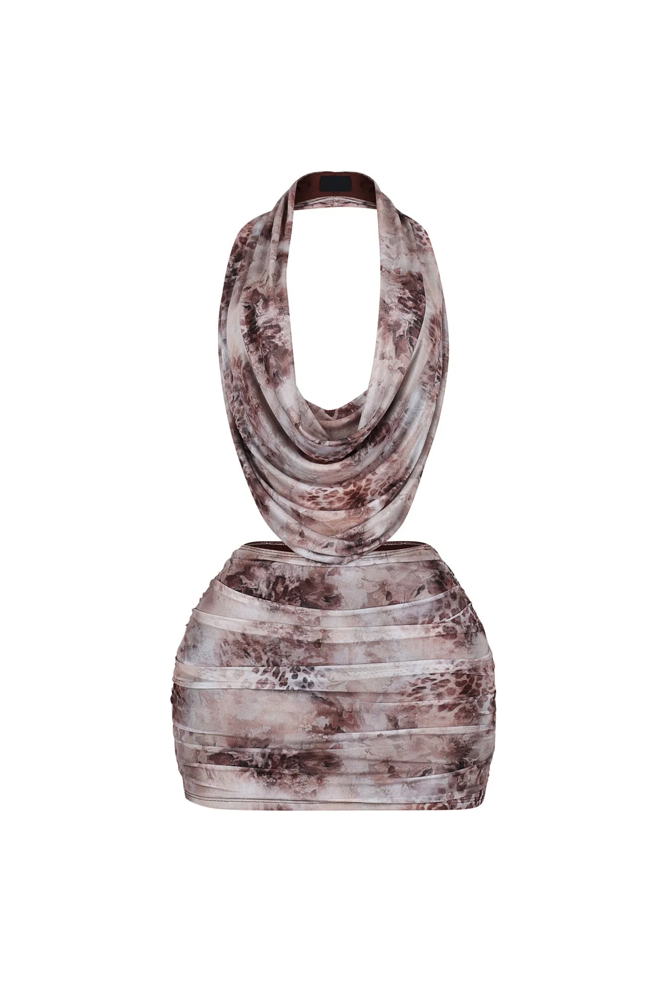 Phuket Cowl Neck Top & Skirt SET - Image 3