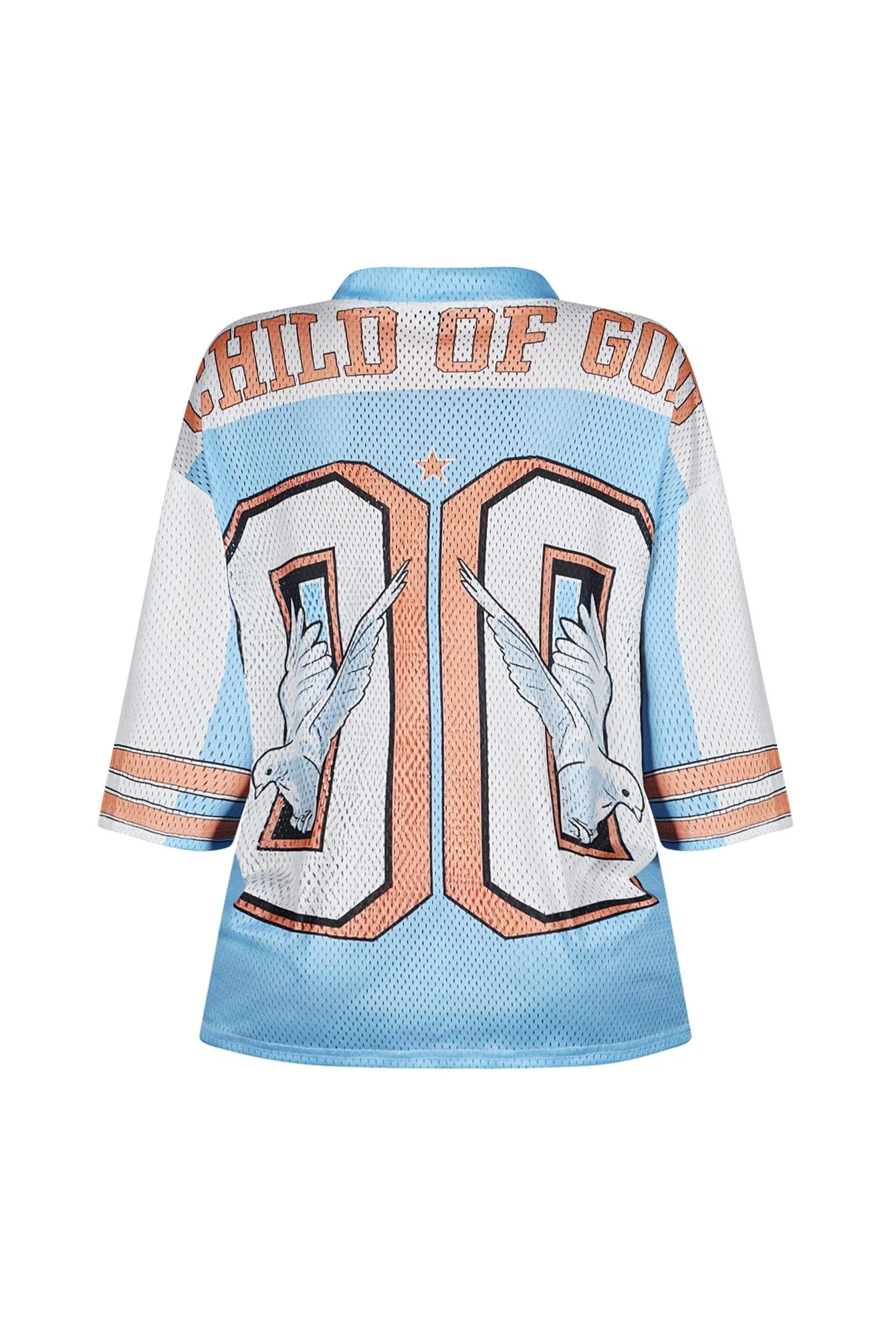 Pigeon Oversized Football Jersey Top - Image 5