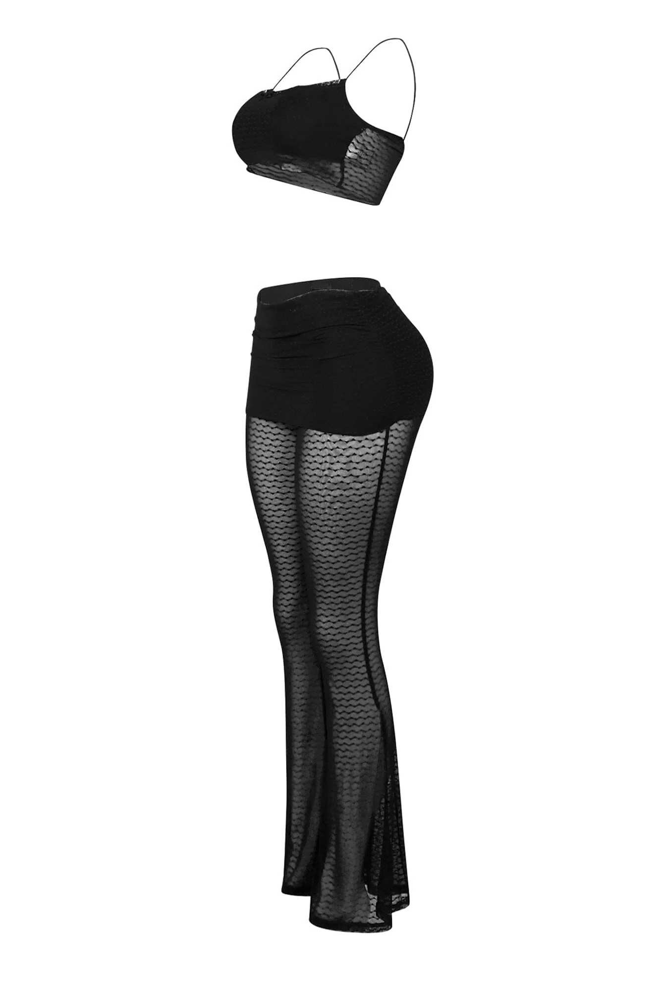 Please You Mesh Lace Top & Pants SET - Image 5