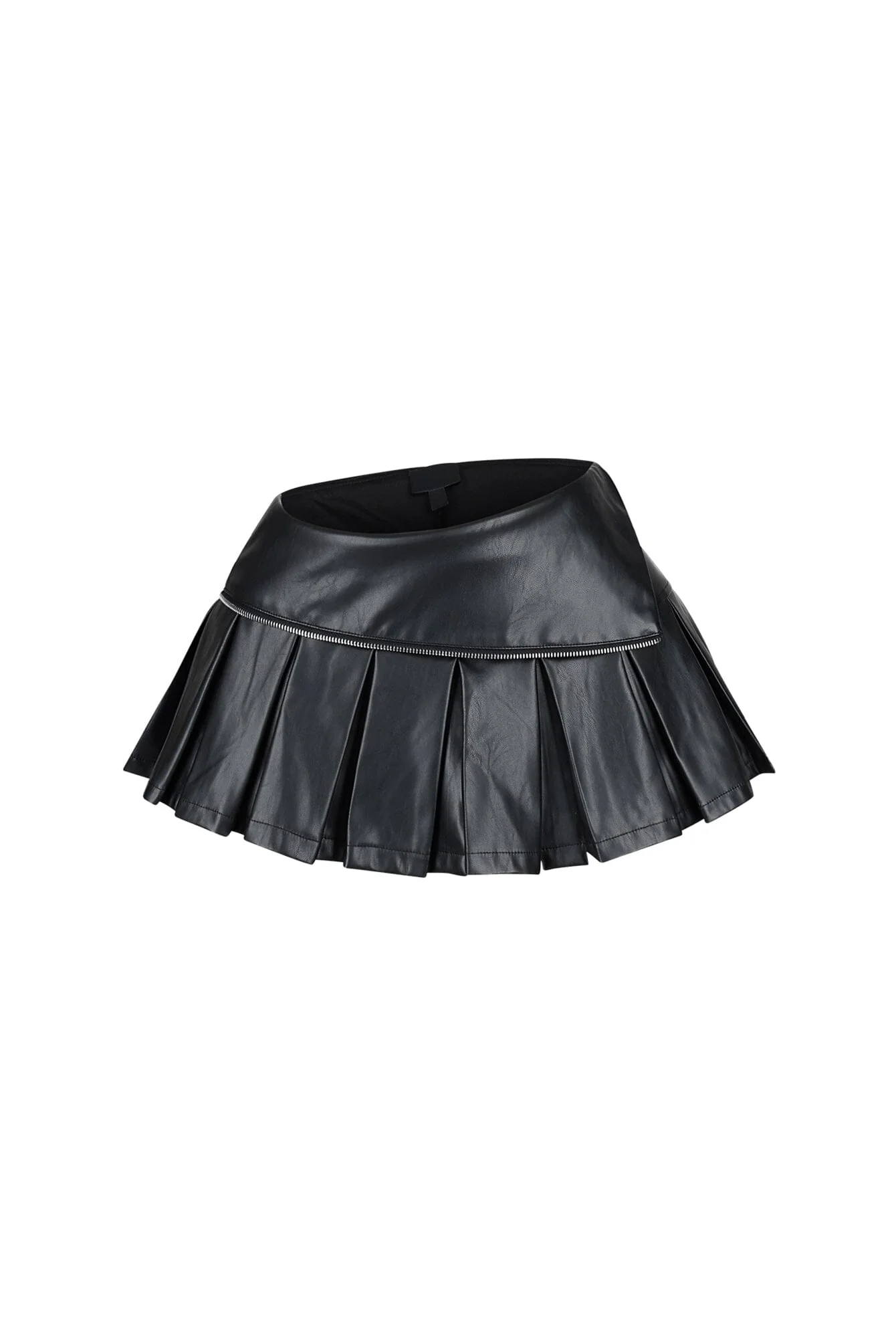 Pleated Charm Mini Skirt - Image 4