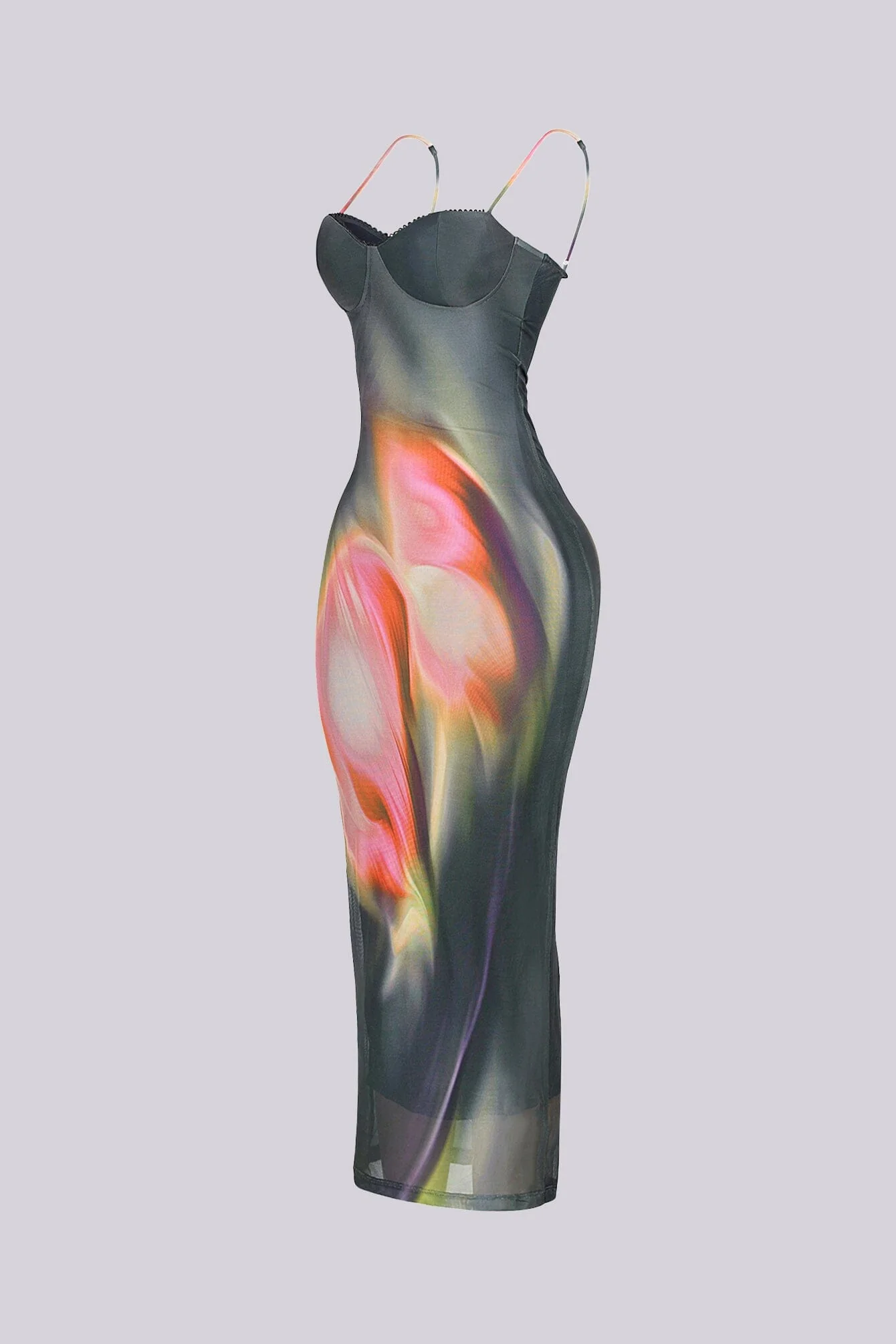 Poem Move Printed Midi Dress - Image 4
