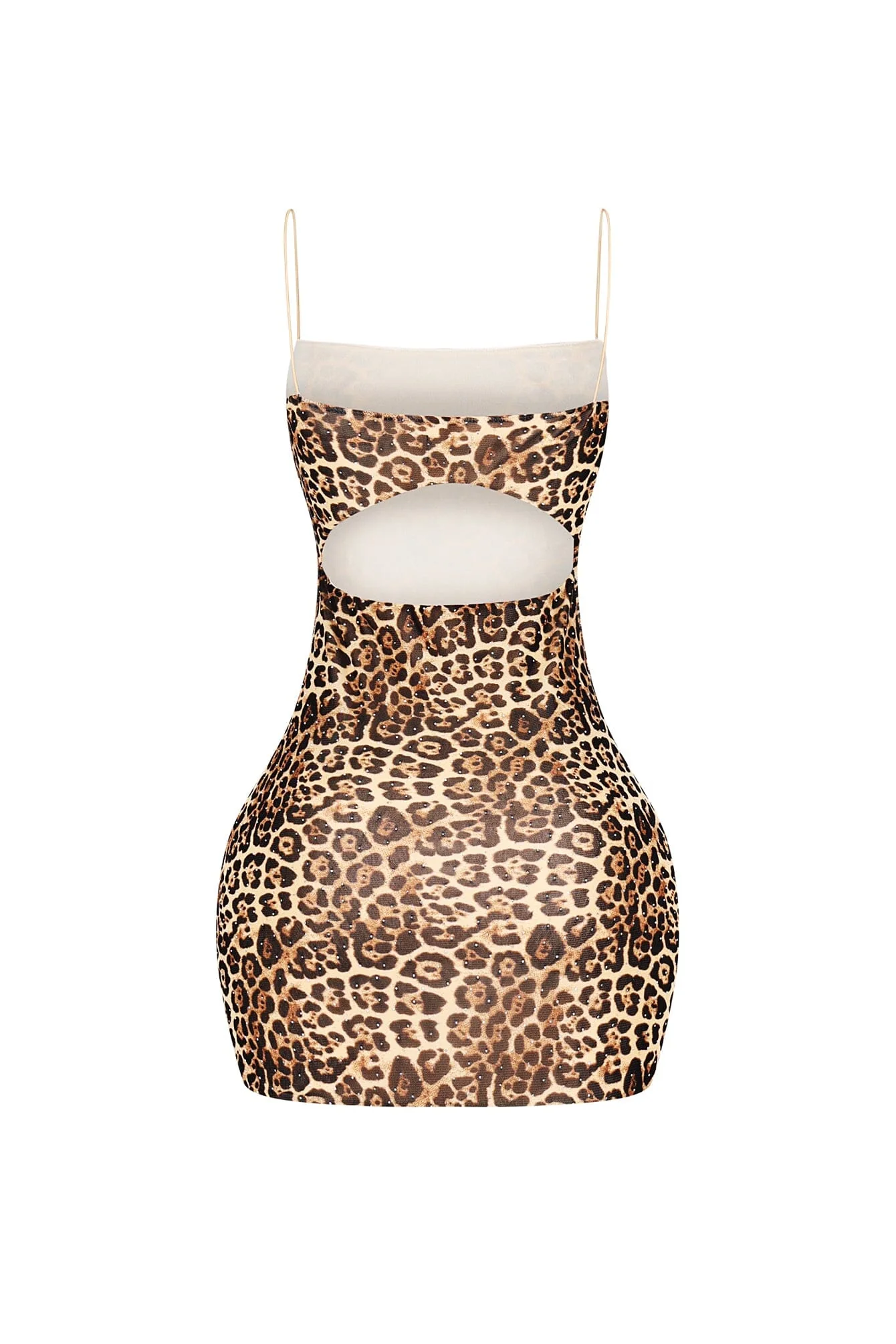 Poised In Milan Leopard Mini Dress - Image 4