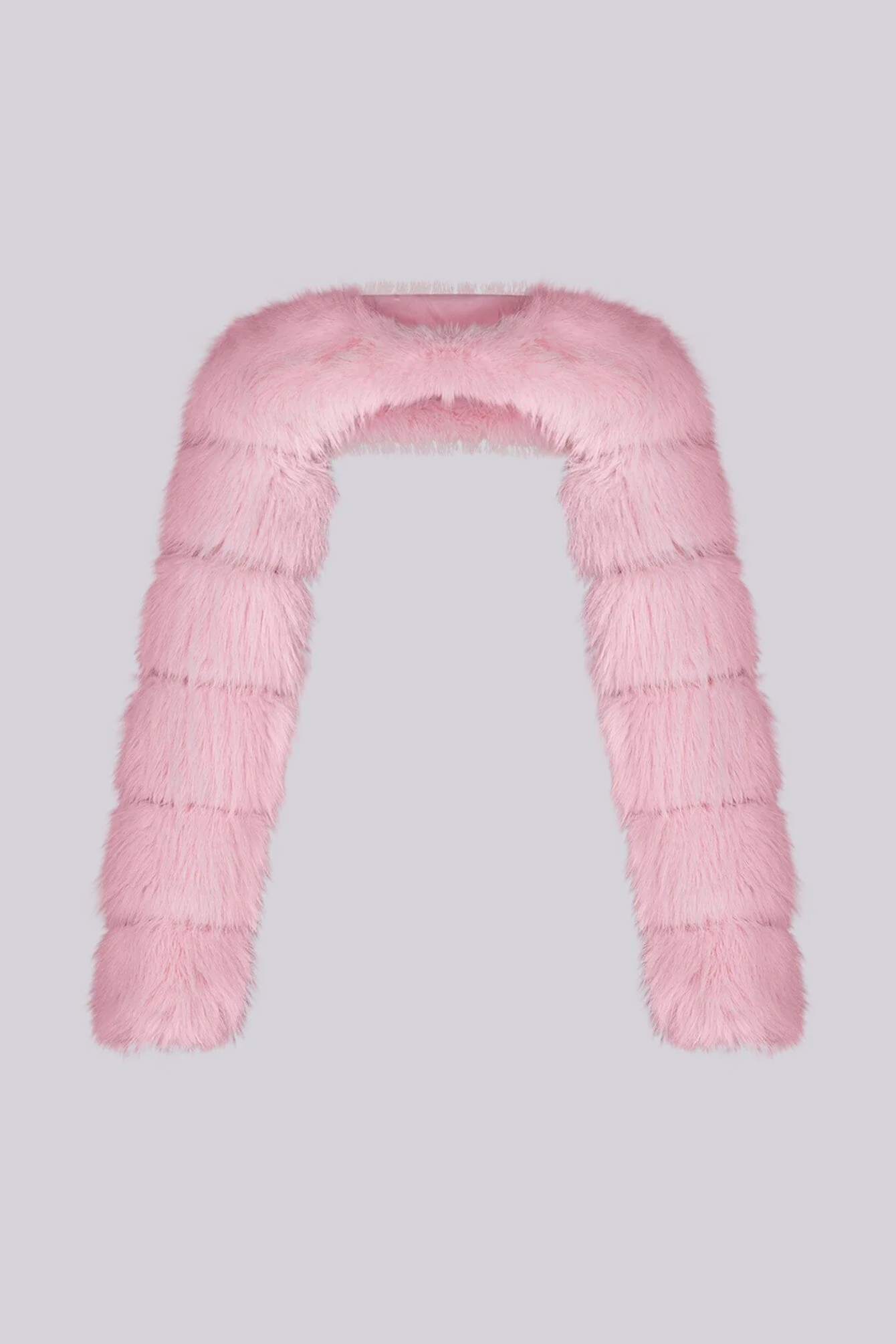 Polar Halo Faux Fur Bolero Jacket - Image 5