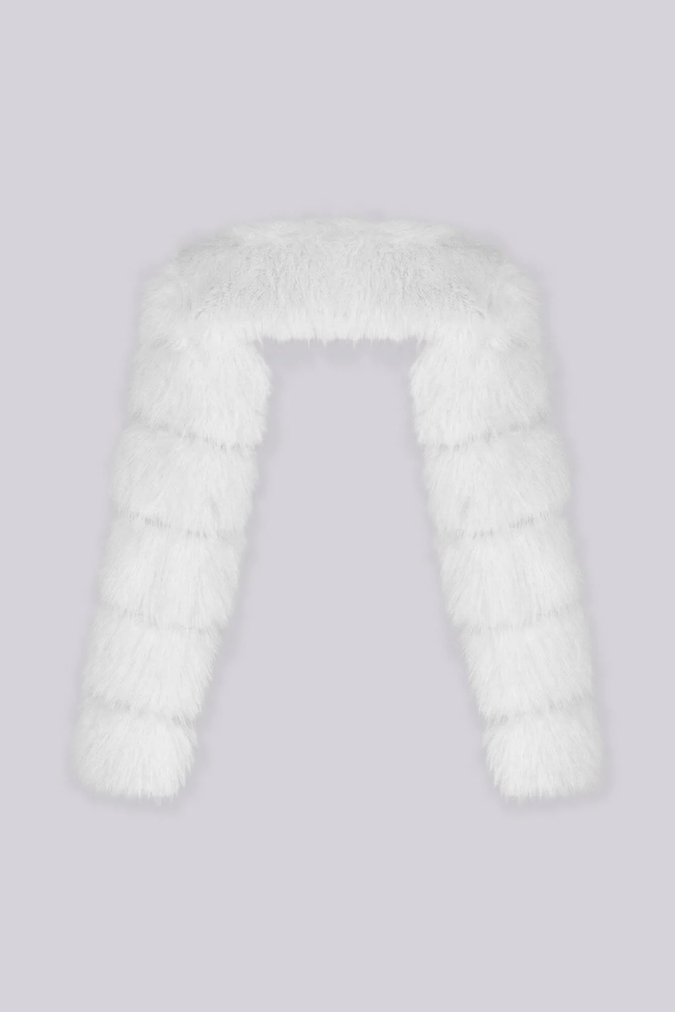 Polar Halo Faux Fur Bolero Jacket - Image 7