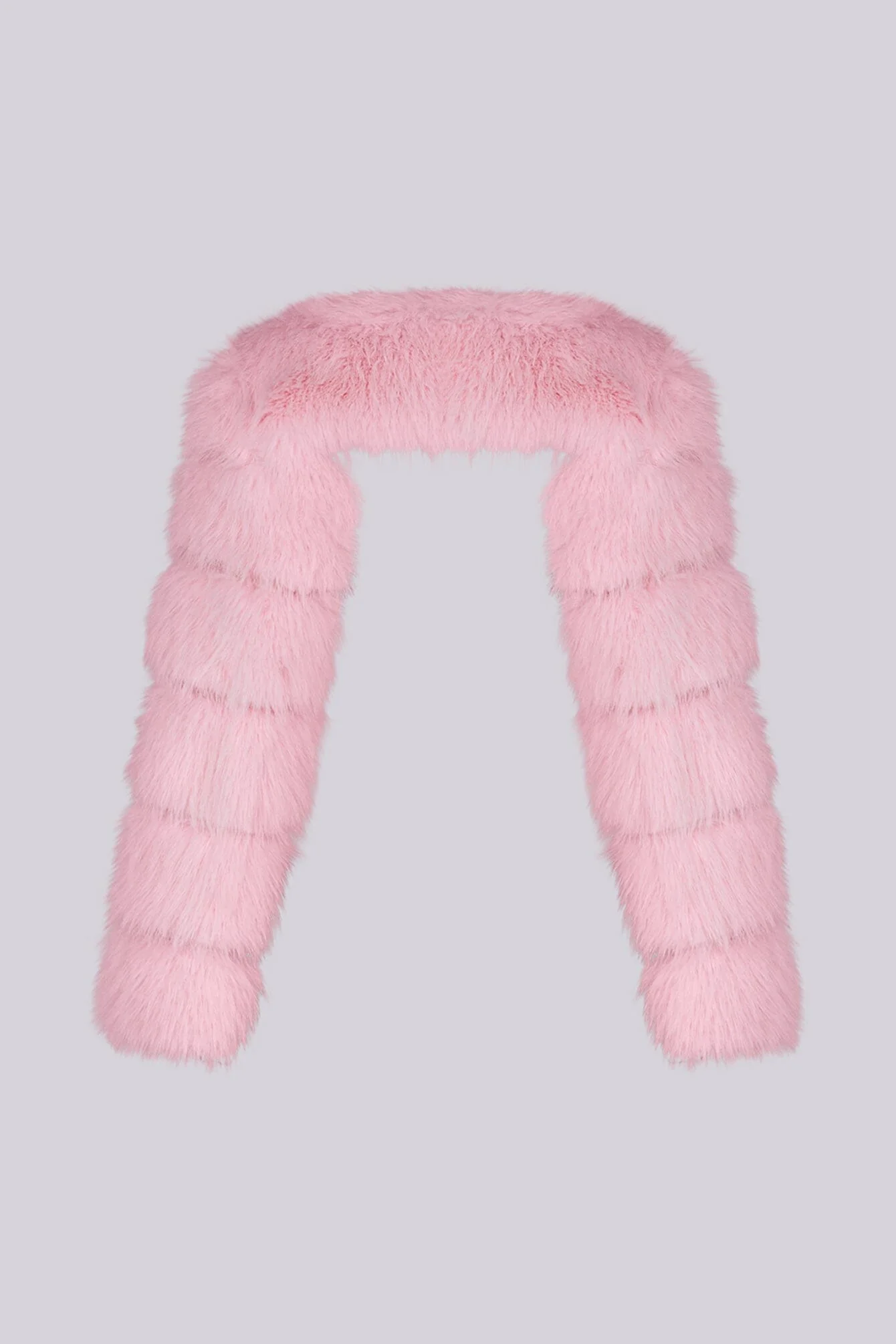 Polar Halo Faux Fur Bolero Jacket - Image 8