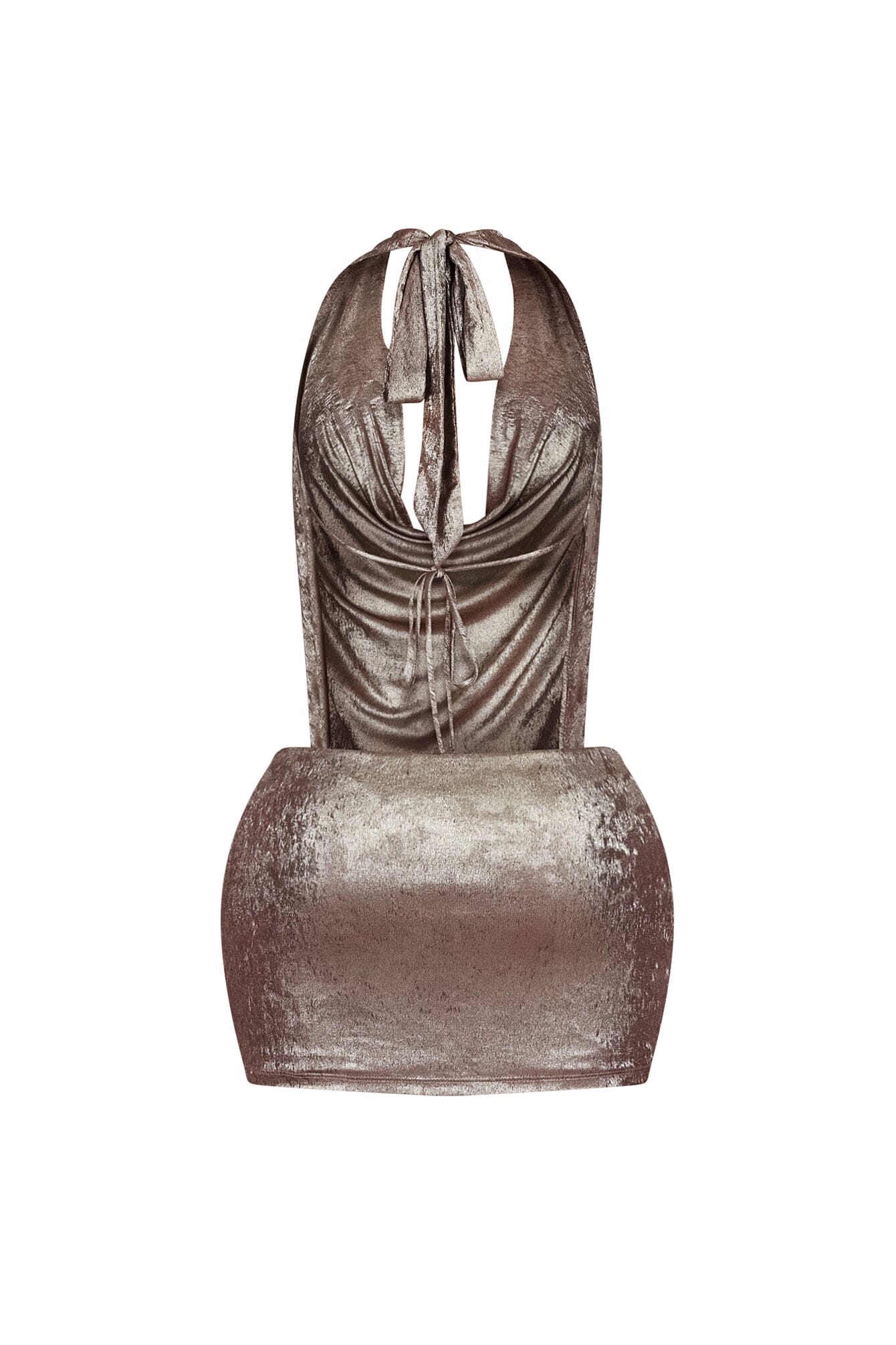 Popstar After Party Foil Mini Dress - Image 5