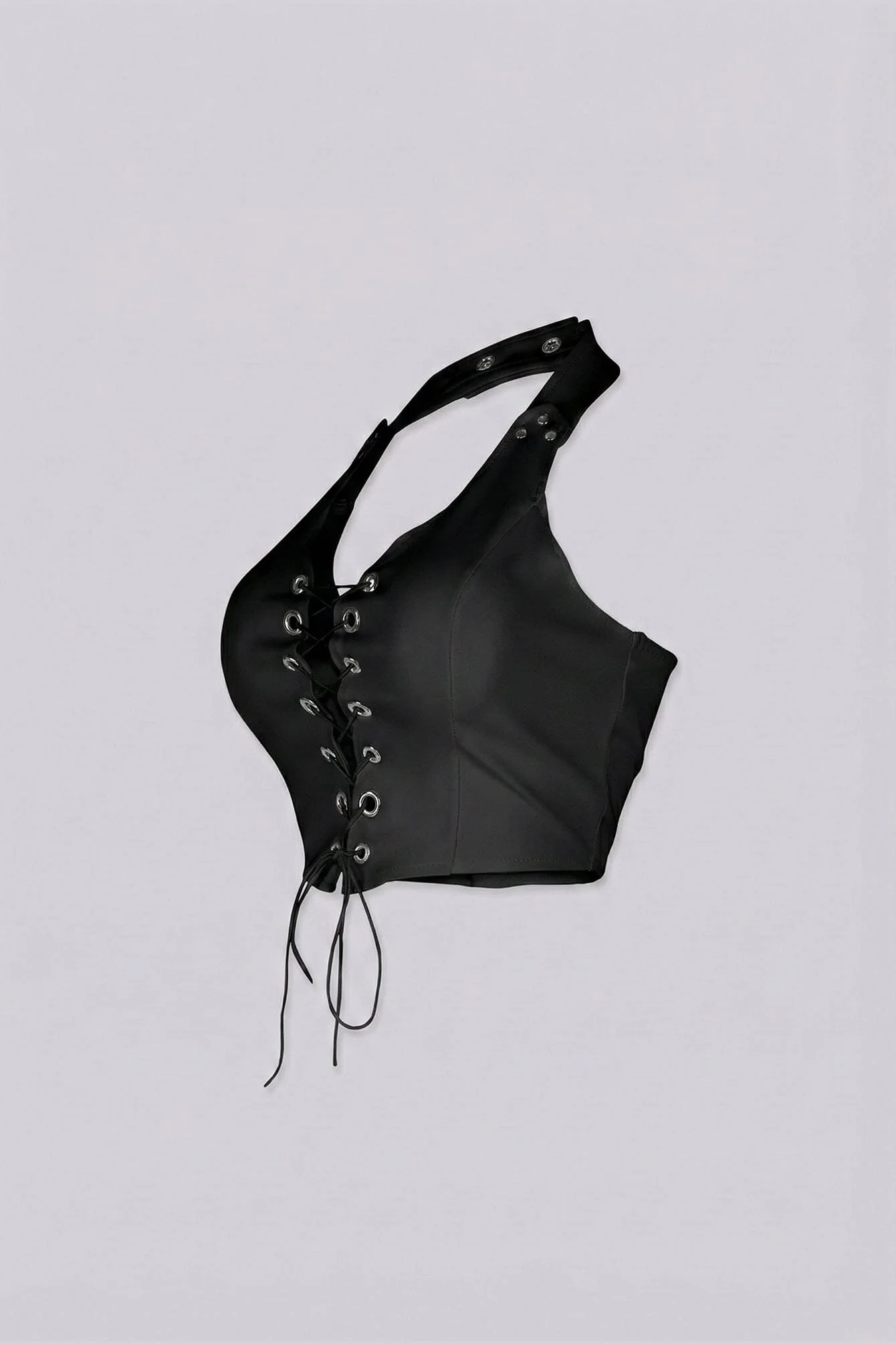 Raven Lace Up Halter Top - Image 10