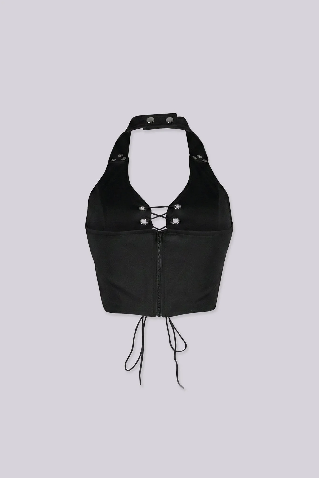Raven Lace Up Halter Top - Image 12