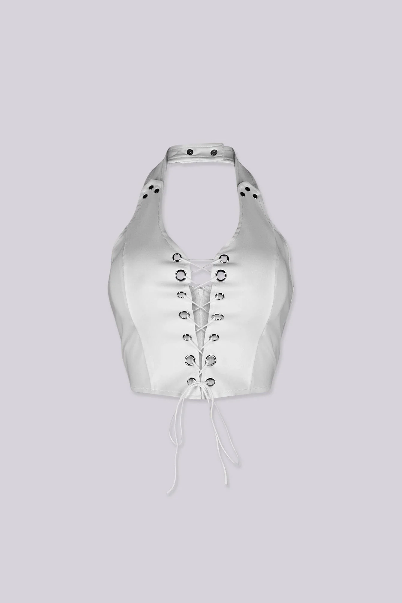 Raven Lace Up Halter Top - Image 9