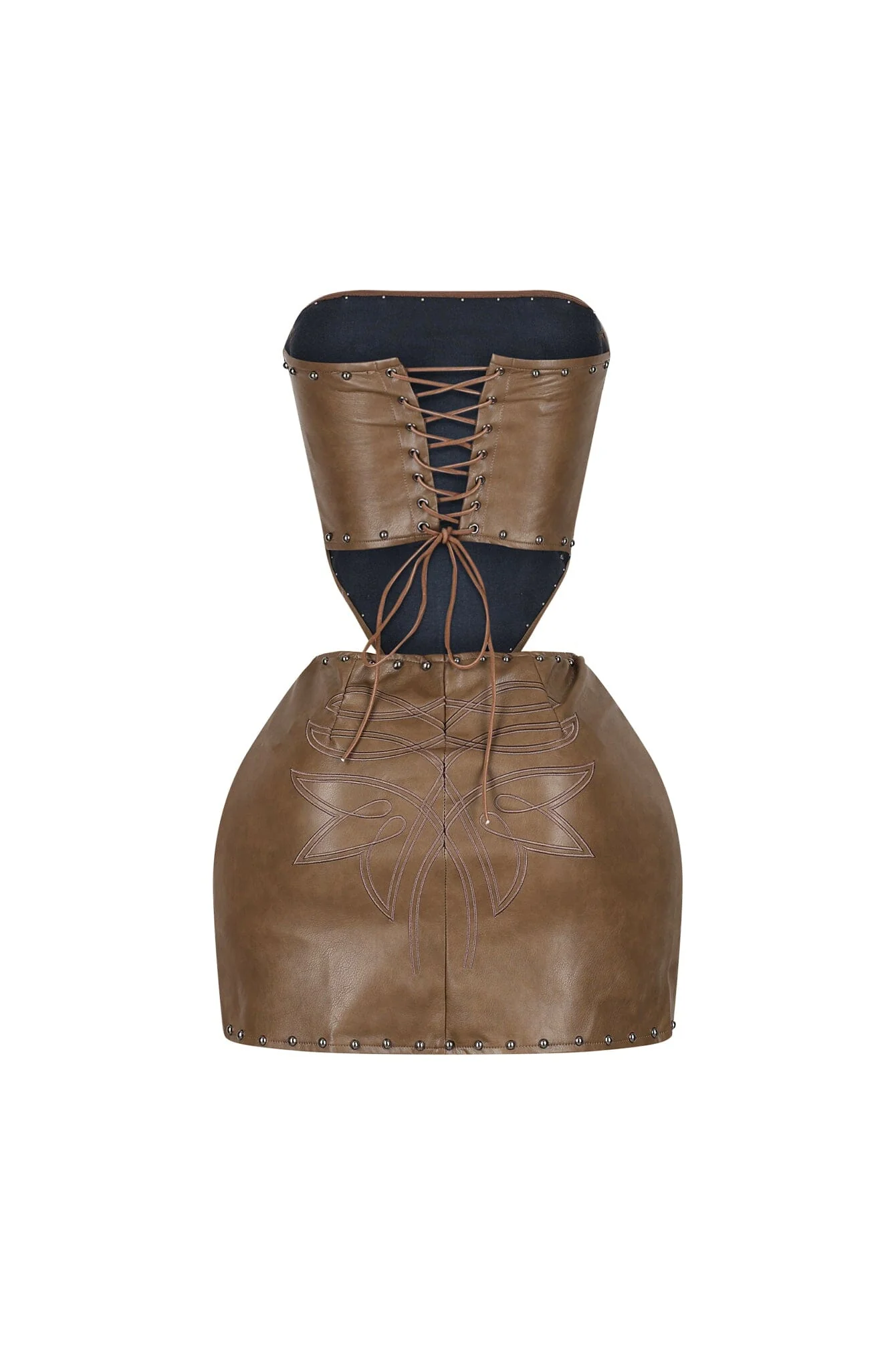 Rebel Heart Leather Top & Skirt SET - Image 6