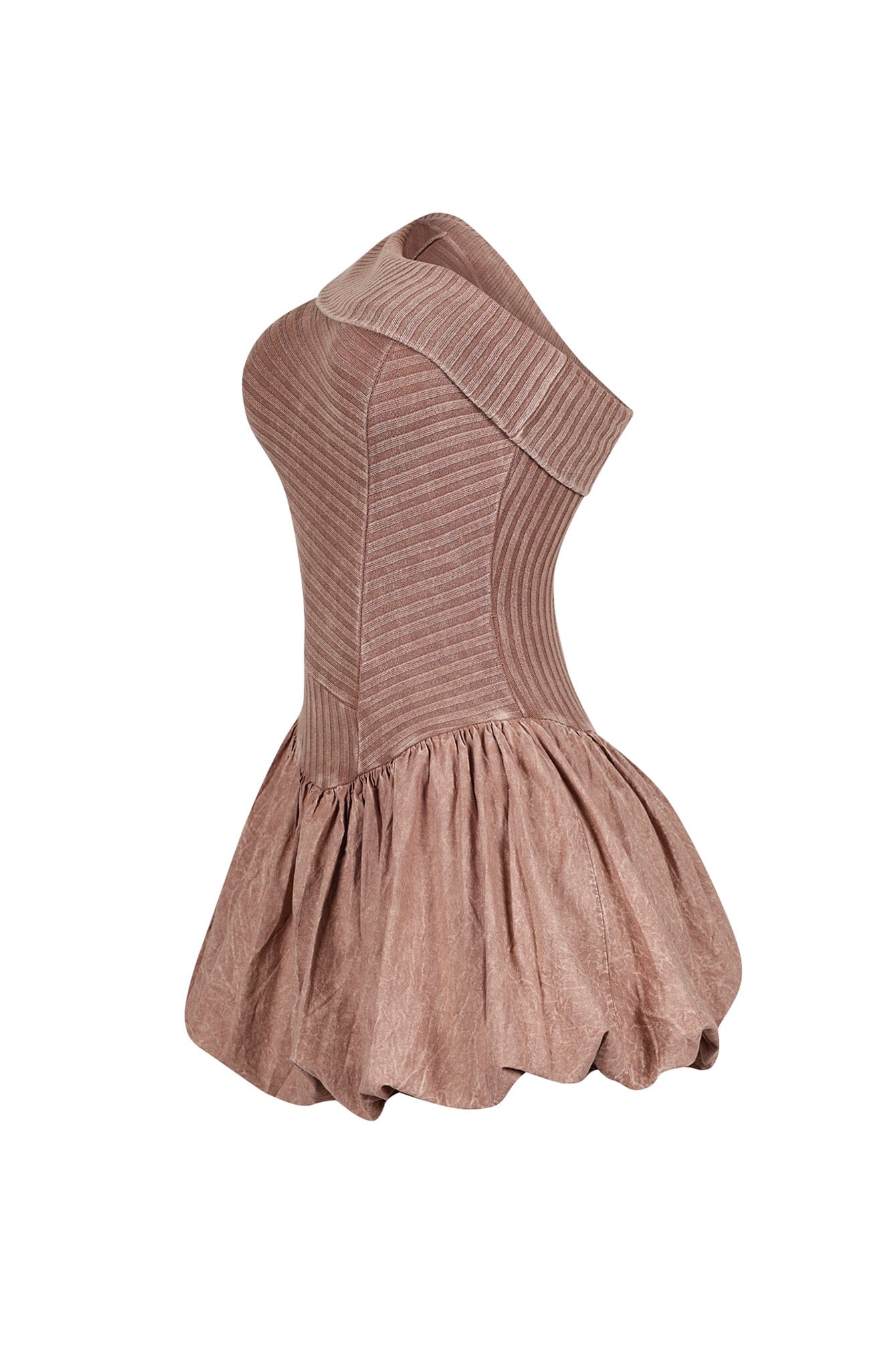 Reigh Mineral Washed Bubble Mini Dress - Image 7
