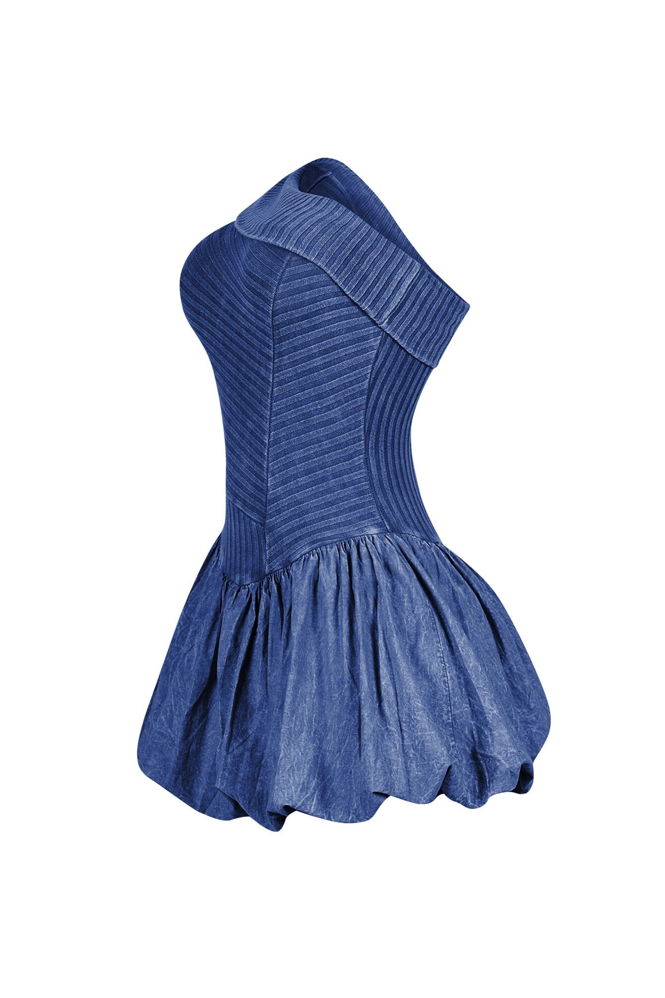 Reigh Mineral Washed Bubble Mini Dress - Image 8