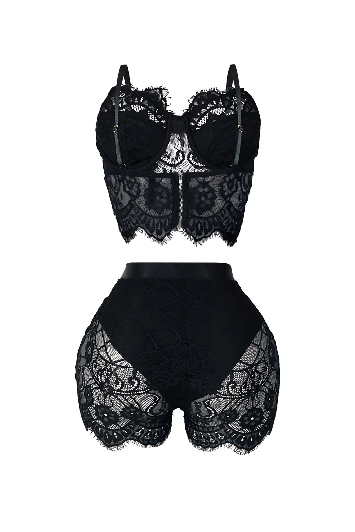 Relapse Lace Bustier & Shorts SET - Image 9