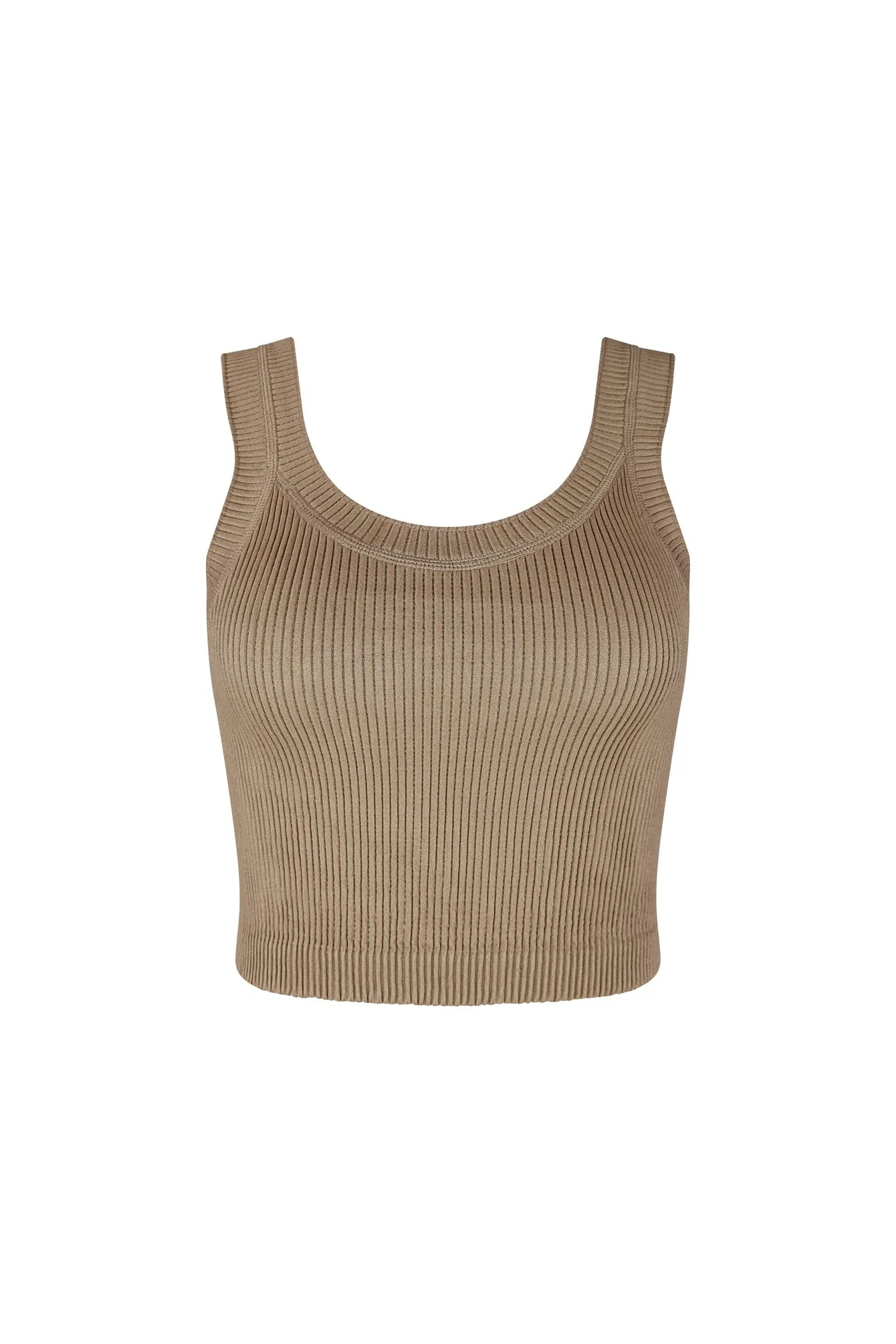 Sienna Ribbed Crop Top - Image 4