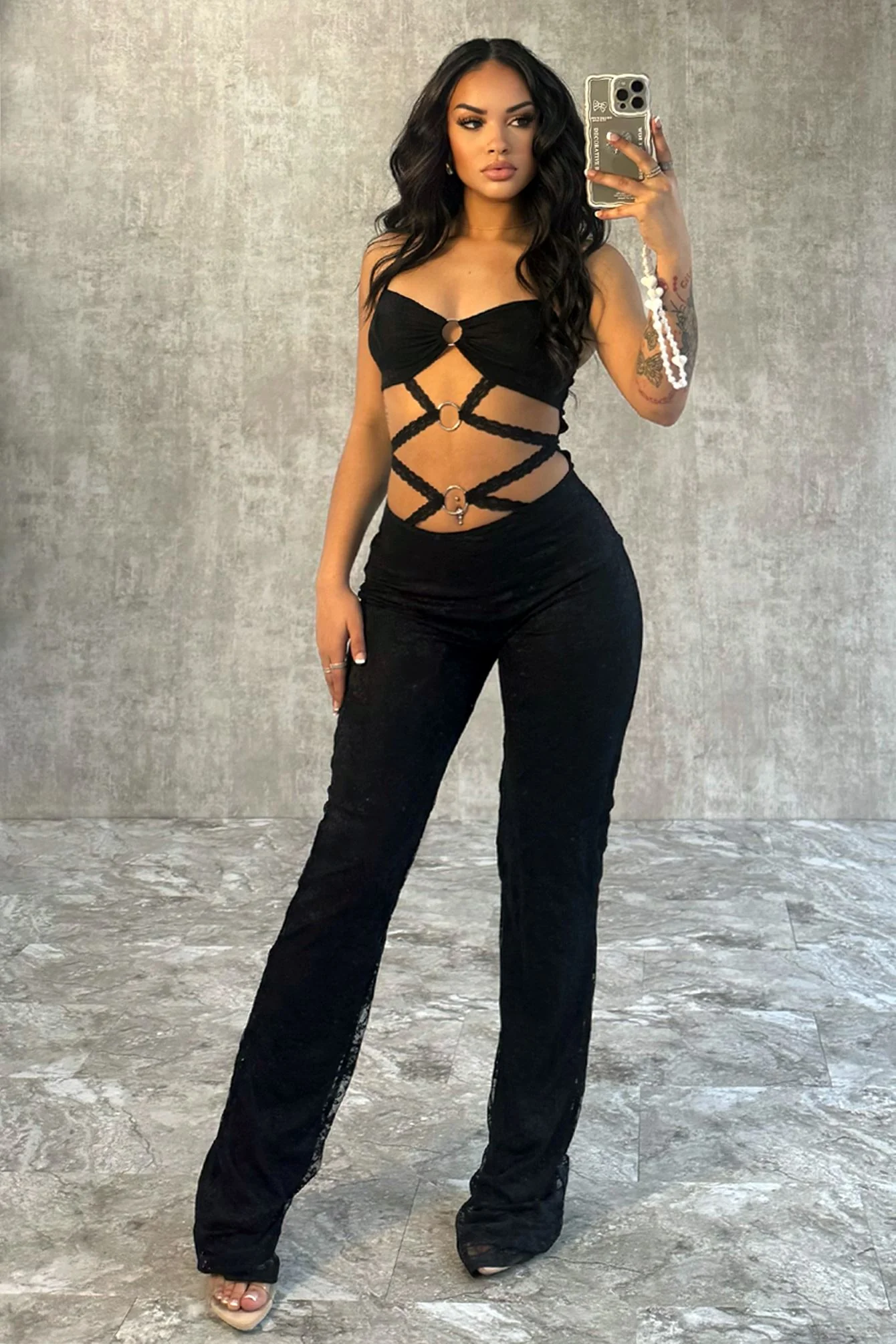 Ring Me Up Lace Jumpsuit - Image 2