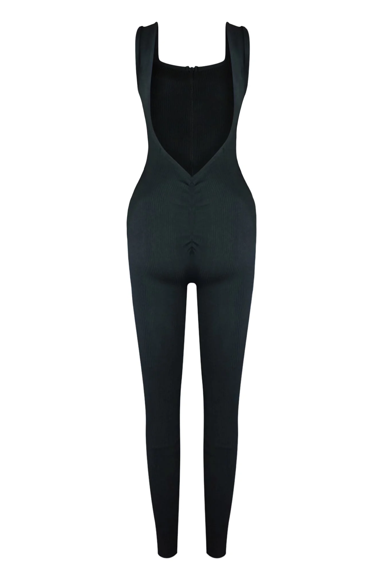 Robin Ribbed Knit Zip Up Jumpsuit - Image 4