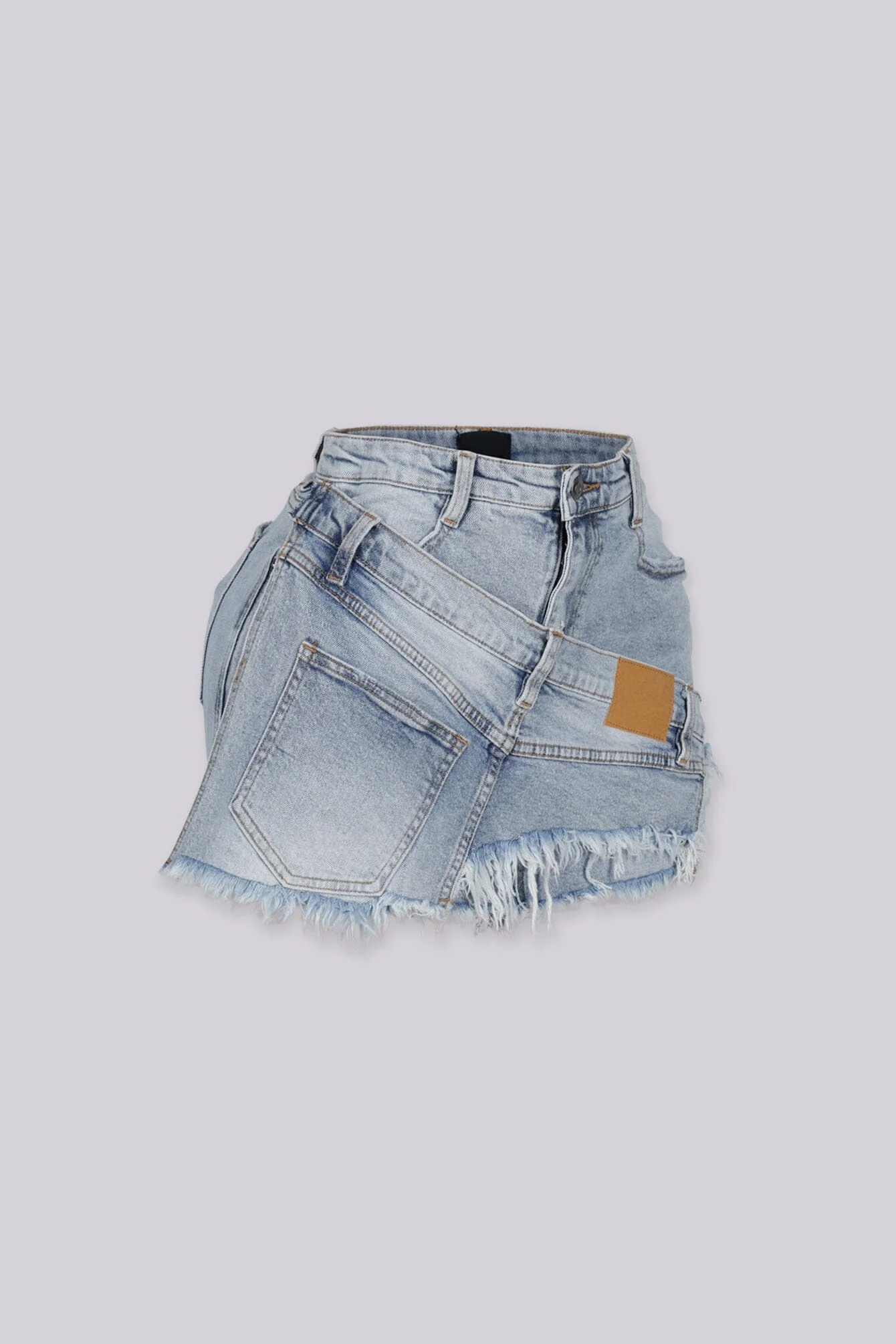 Rogue Edge Denim Mini Skirt - Image 5