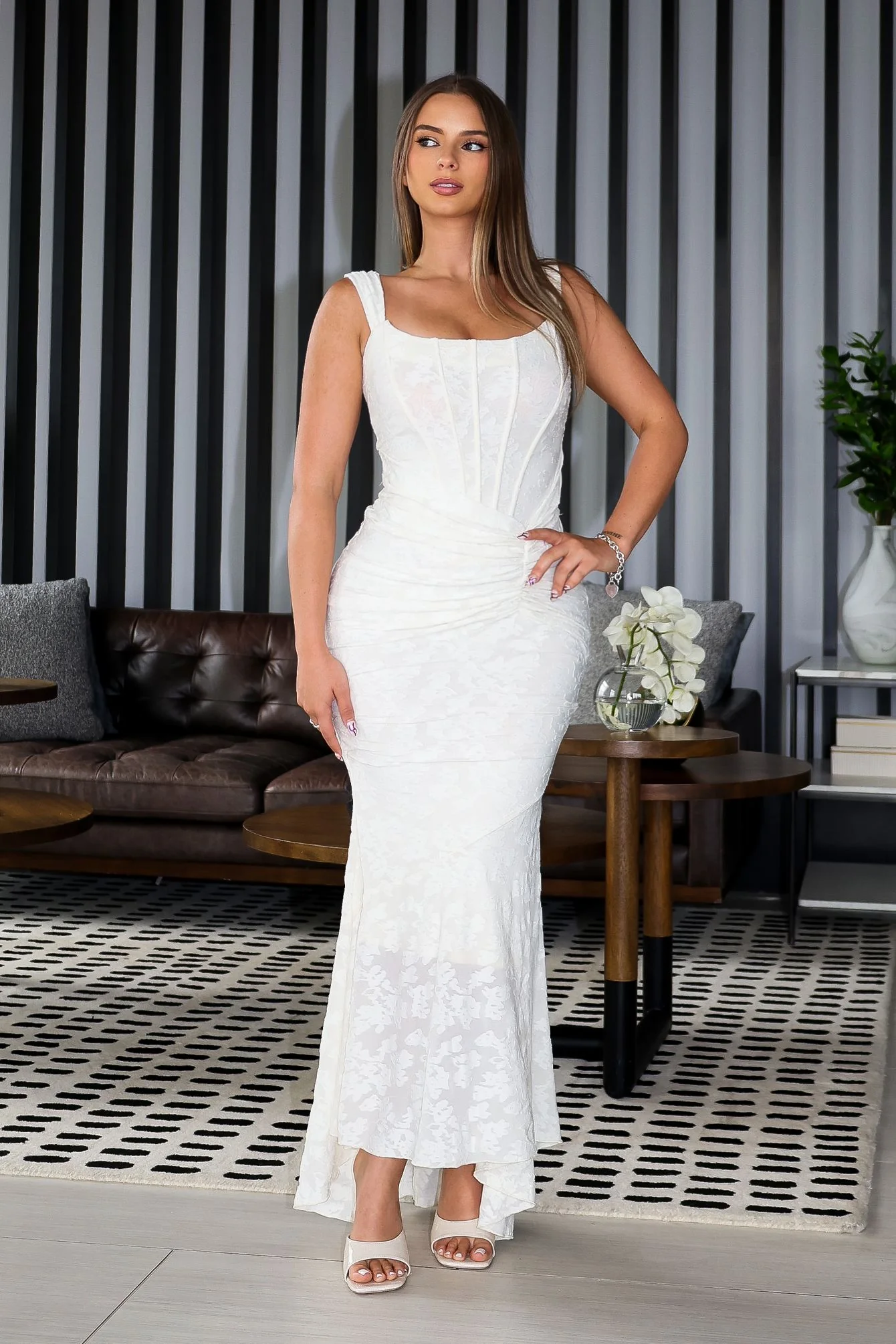 Romantic Mermaid Maxi Dress - Image 3