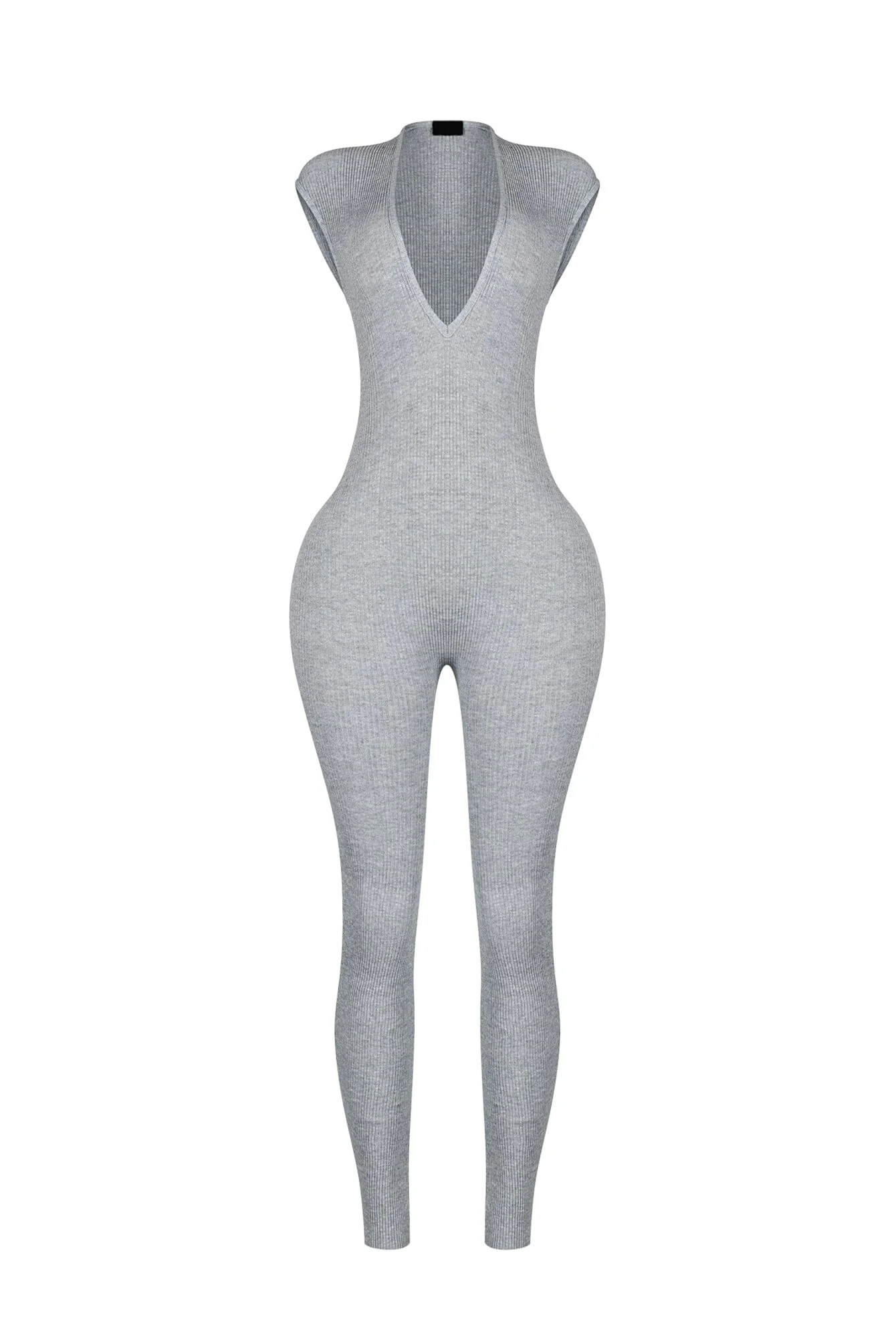 Rowe Ribbed Knit Jumpsuit - Image 5