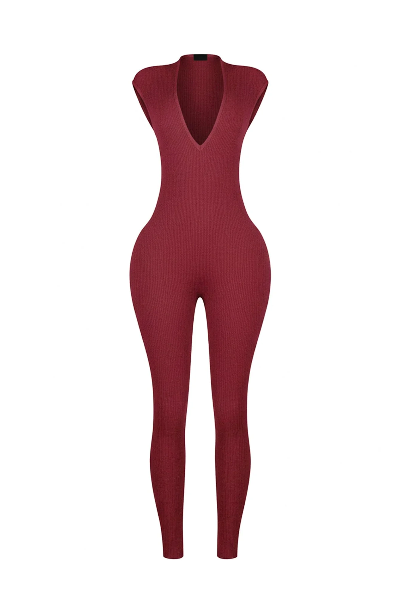 Rowe Ribbed Knit Jumpsuit - Image 8