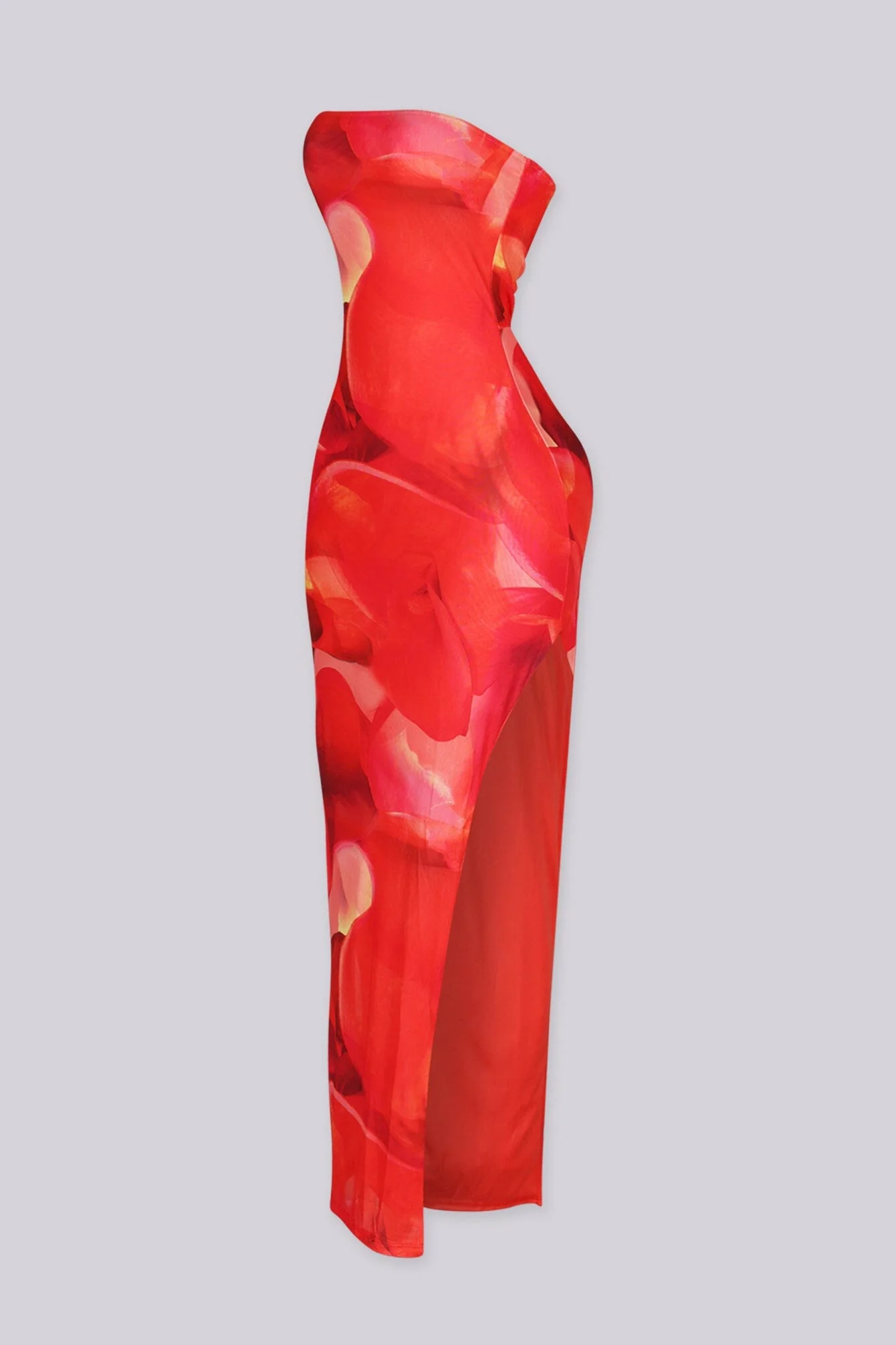 Ruby Stone Slit Maxi Dress - Image 4
