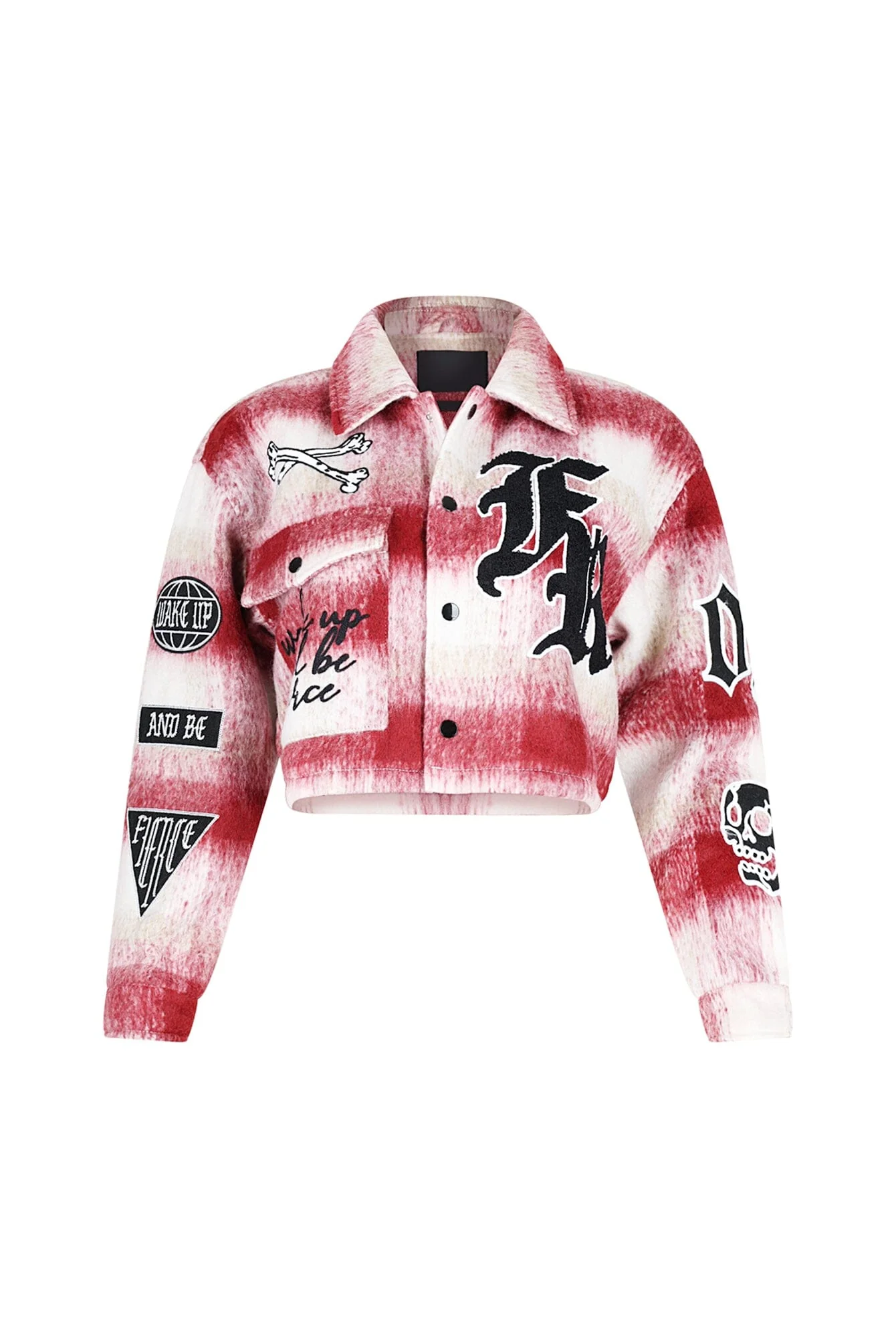 Rule The Streets Fuzzy Cropped Jacket - Image 5