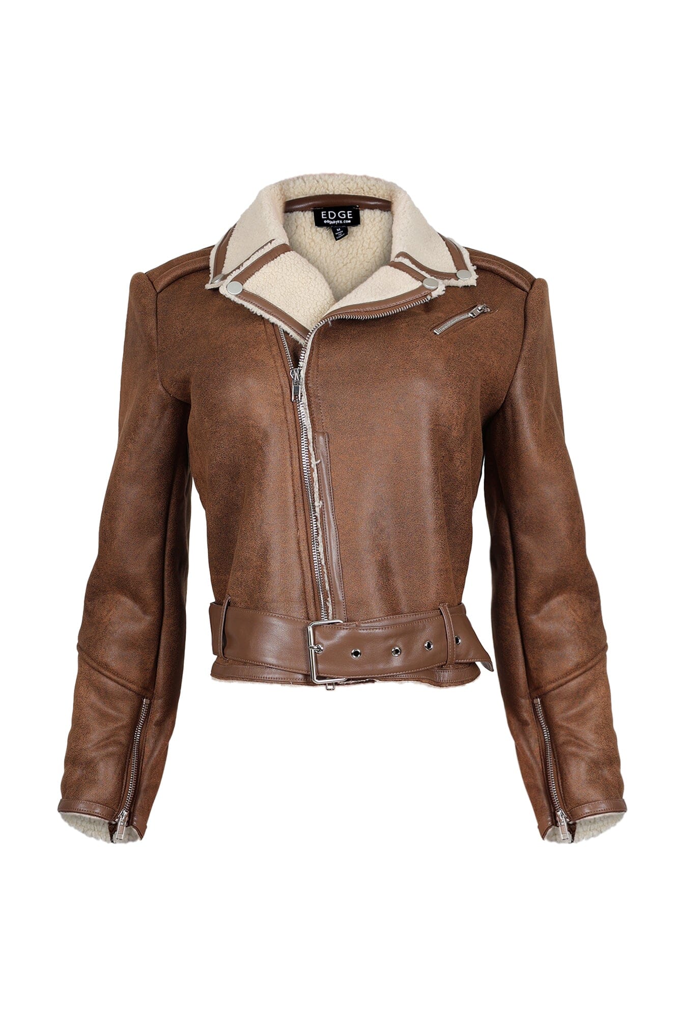 Sammie Faux Leather Mustang Jacket - Image 7