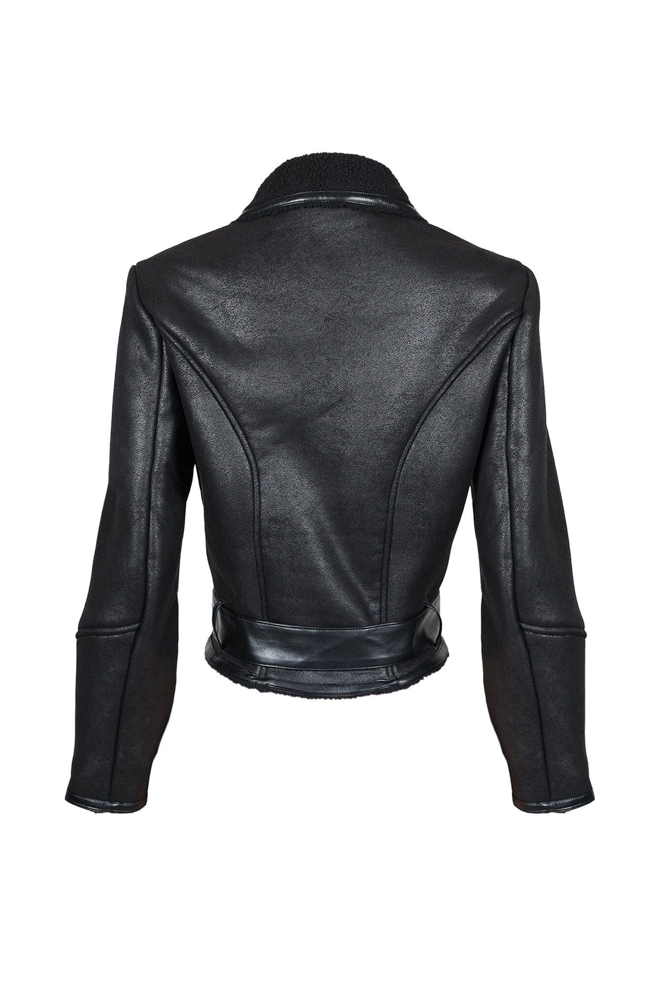 Sammie Faux Leather Mustang Jacket - Image 8