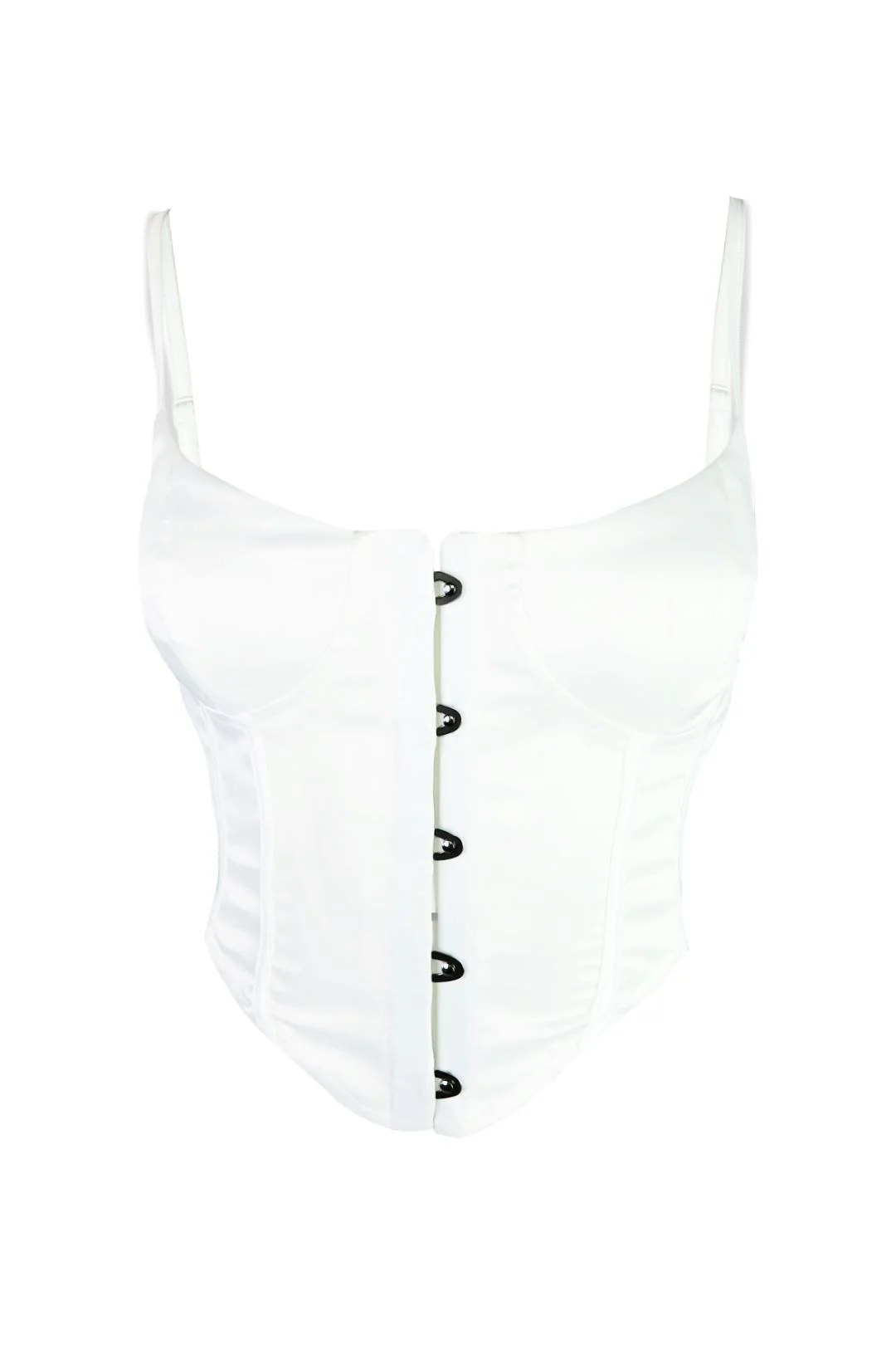 Aisha Satin Front Closure Corset - Image 4