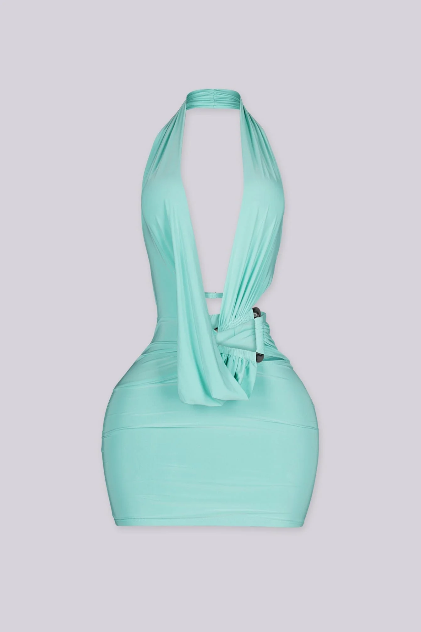Seafoam Halo Cutout Mini Dress - Image 7
