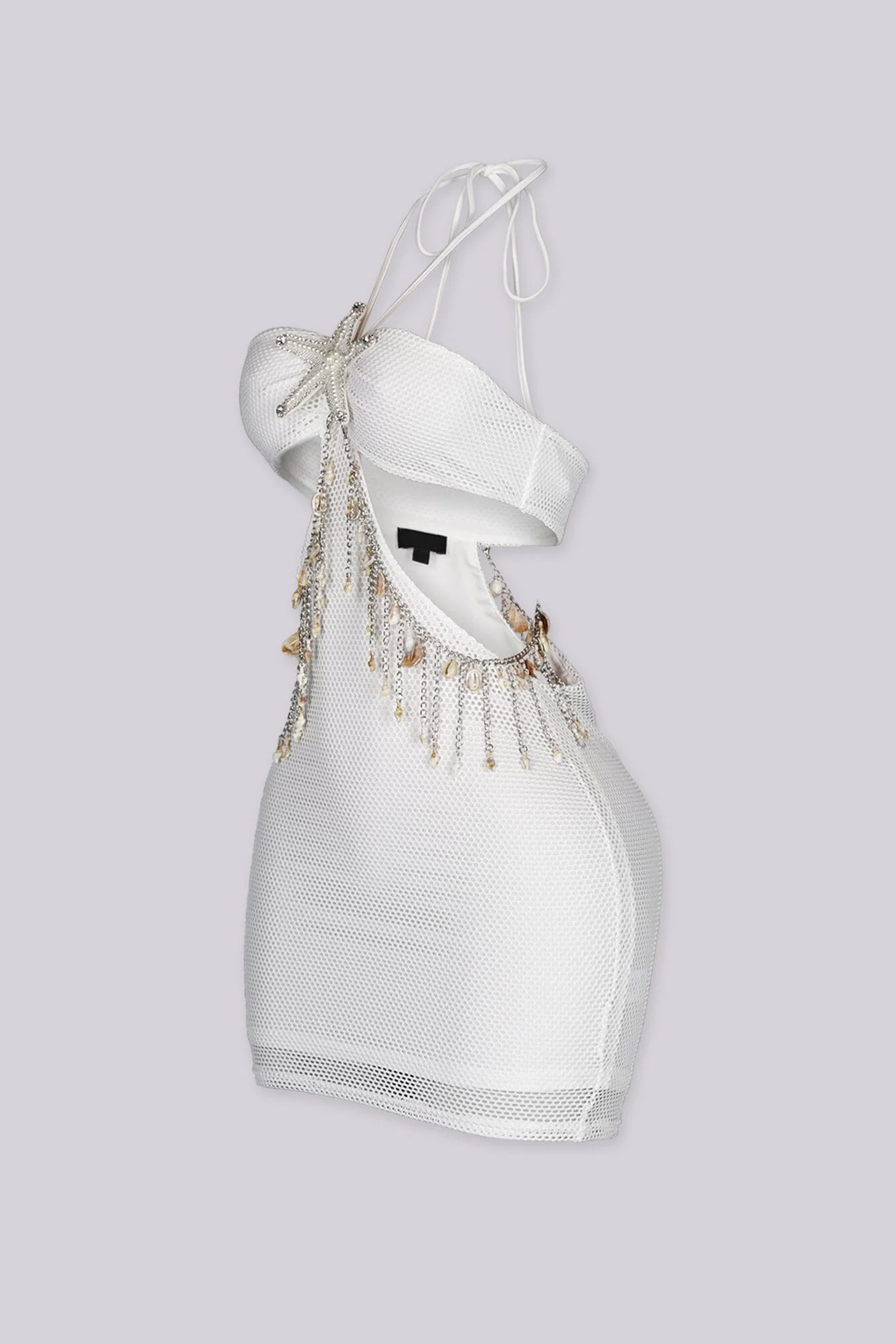 Seashell Shore Cutout Mini Dress - Image 7
