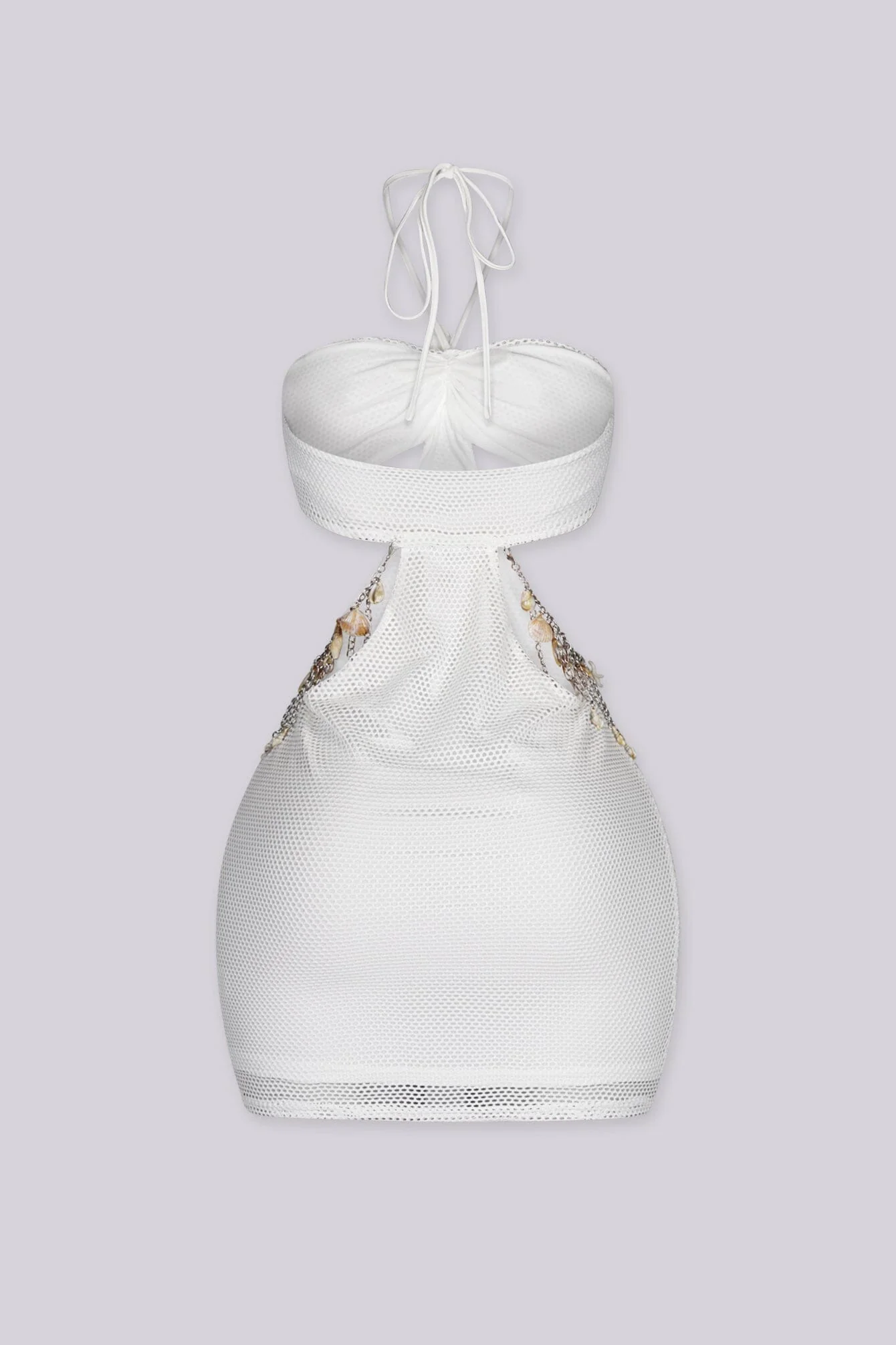Seashell Shore Cutout Mini Dress - Image 8