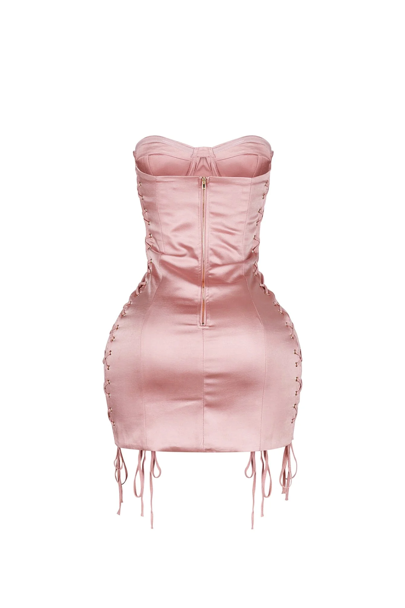 Sephora Satin Lace Up Mini Dress - Image 6