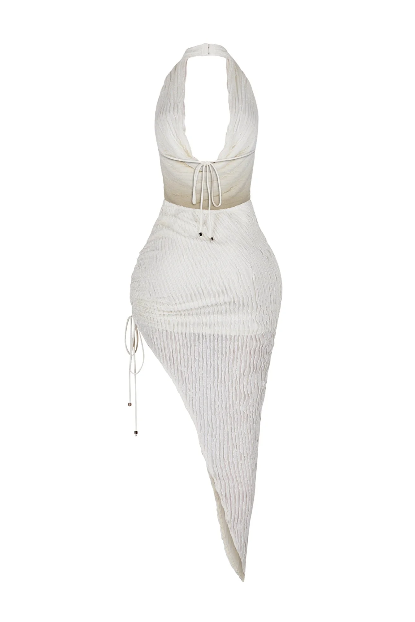Seraphine Ruffle Cowl Neck Maxi Dress - Image 10
