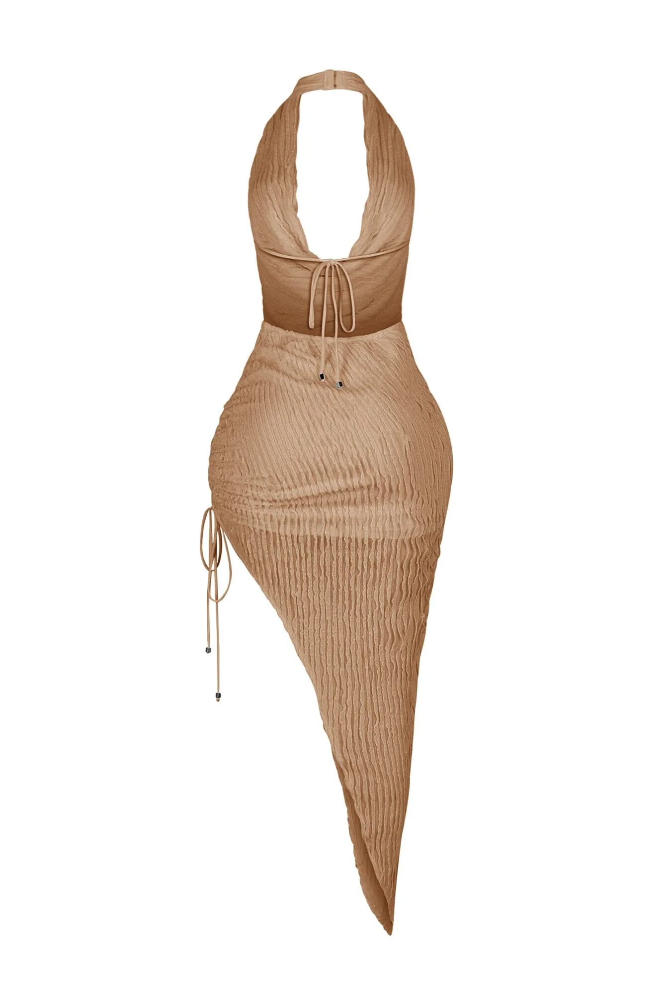 Seraphine Ruffle Cowl Neck Maxi Dress - Image 9