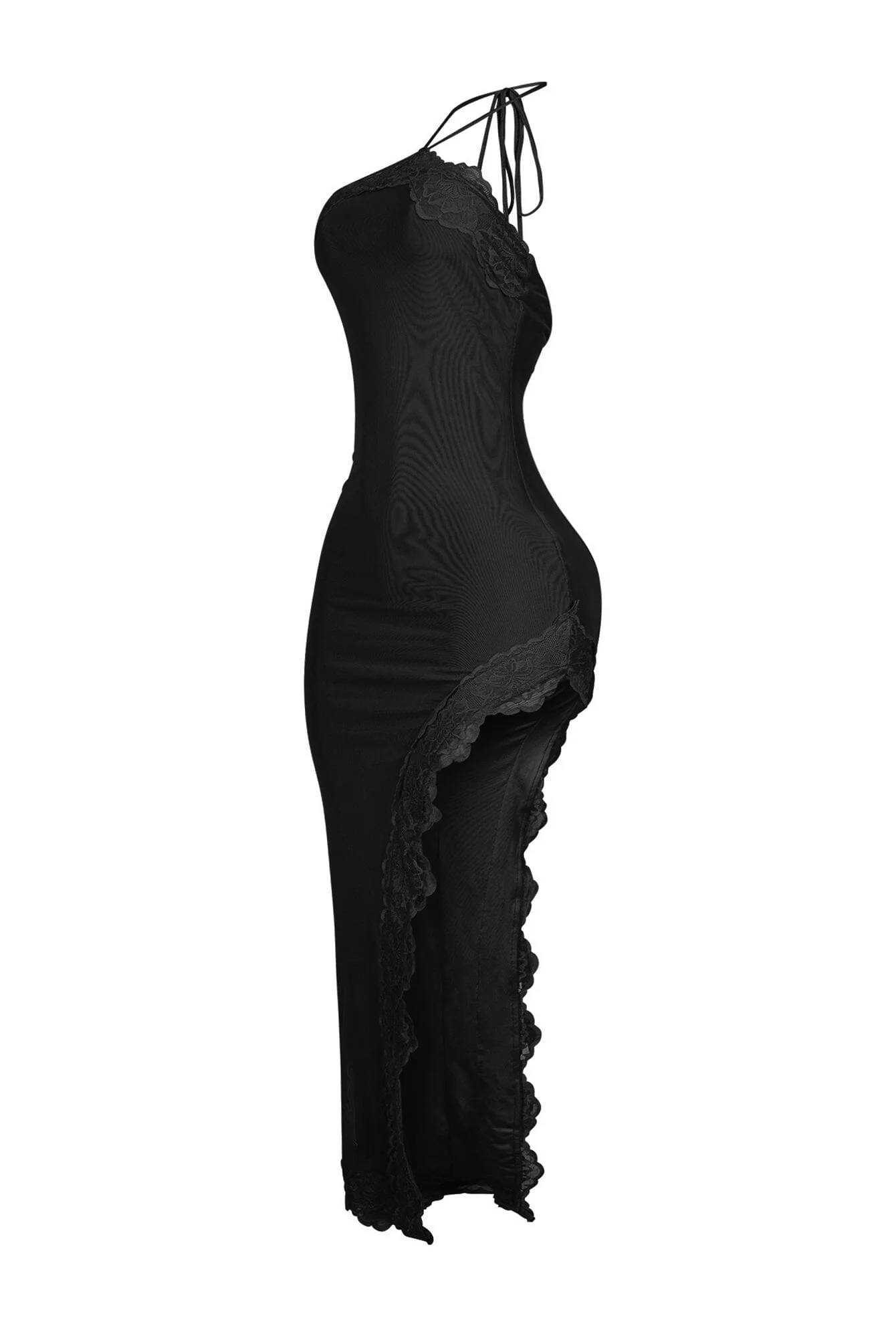 Shae Lace Halter Slit Maxi Dress - Image 7