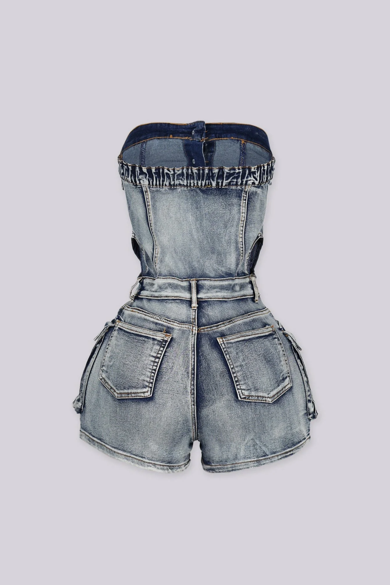 Shape of You Denim Romper - Image 6