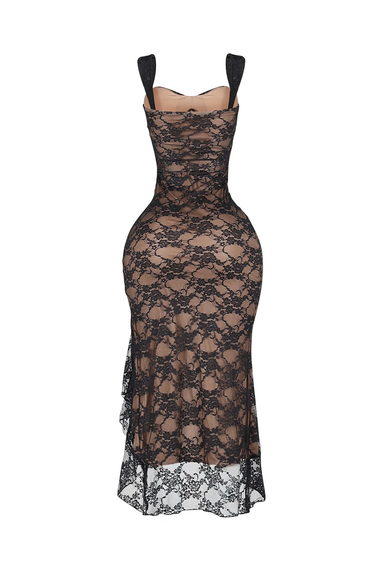 She Walks in Lace Dress - Image 8