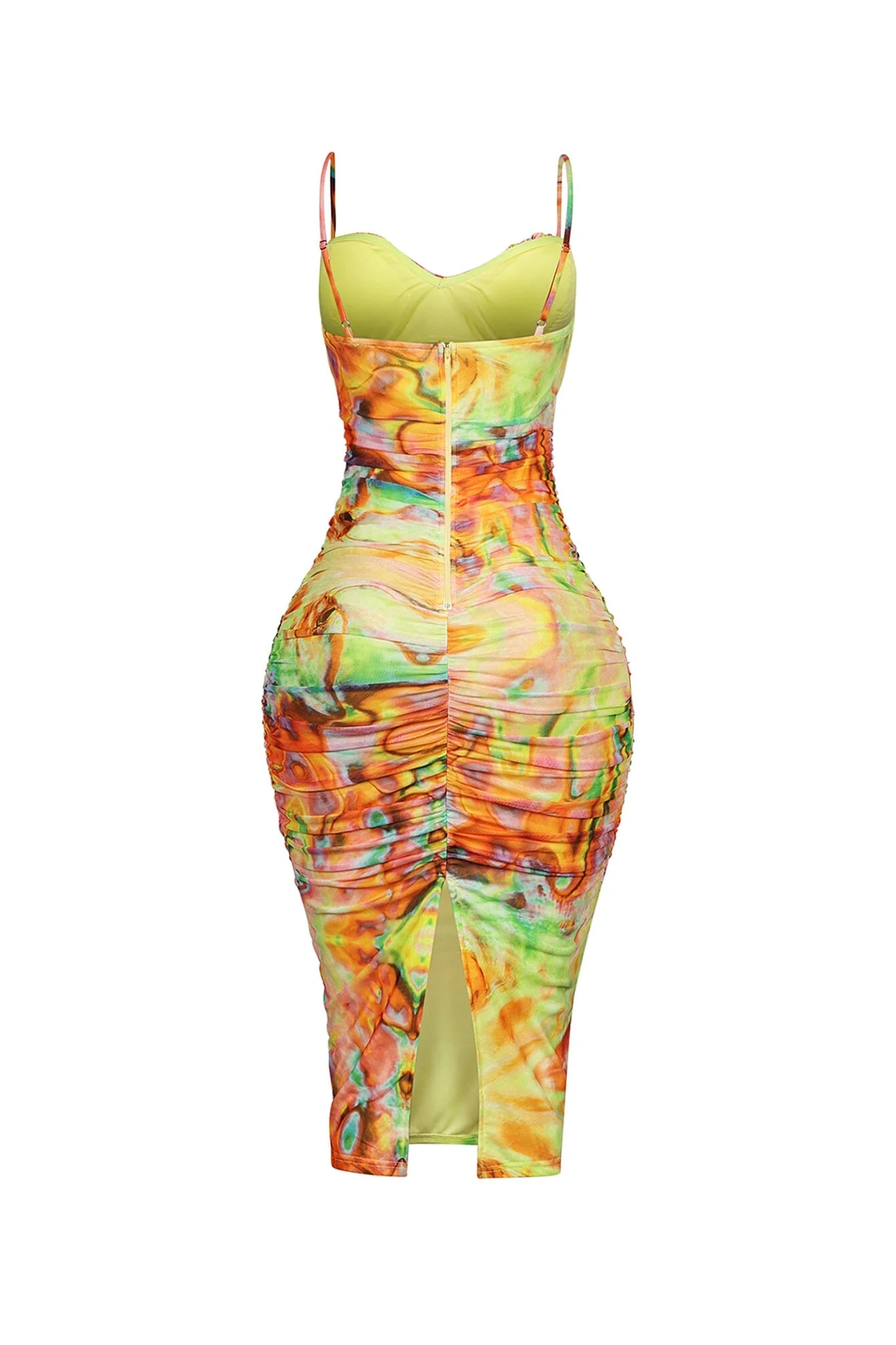 Sherbelly Mesh Print Midi Dress - Image 5
