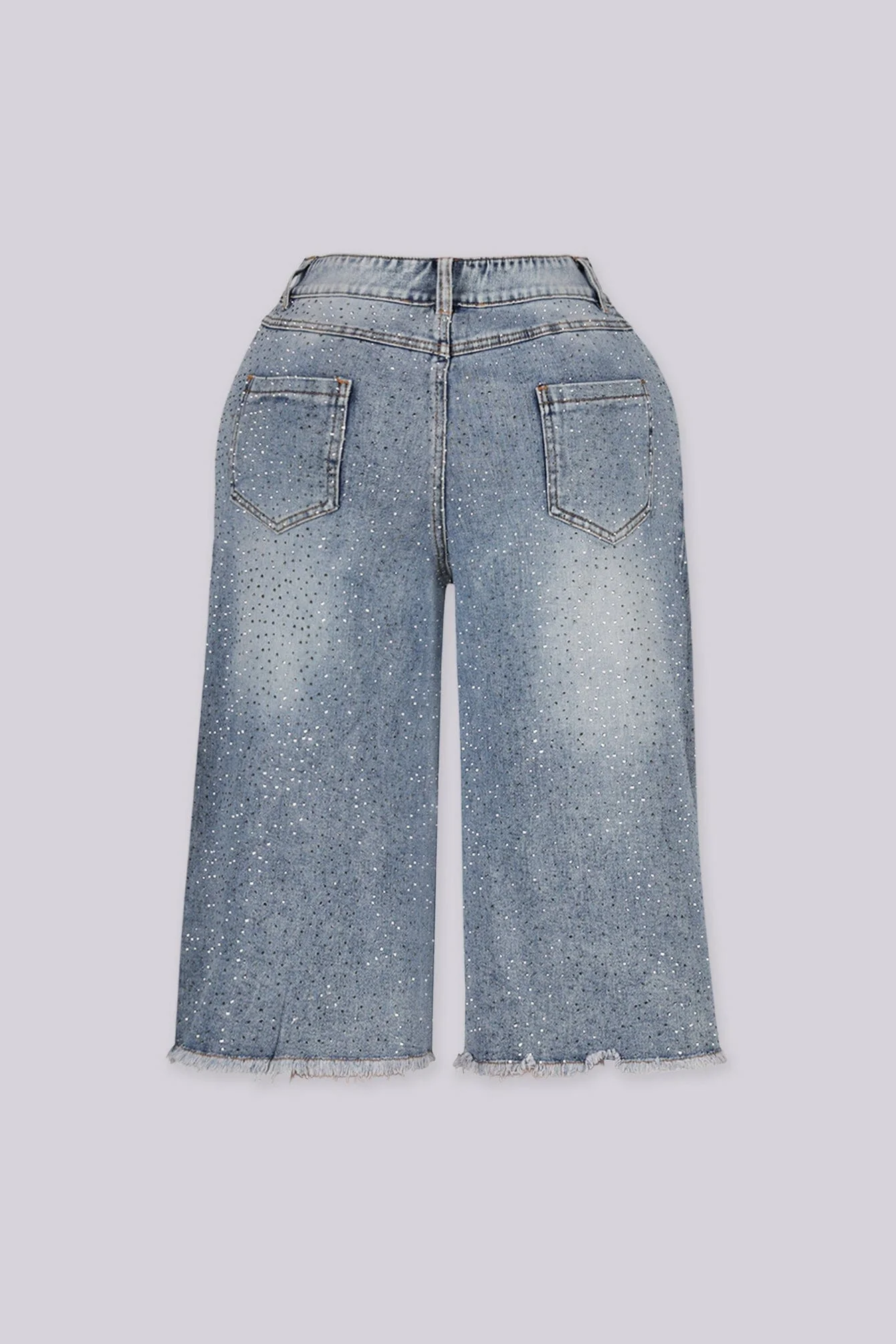 Shining Star Denim Bermuda Shorts - Image 4
