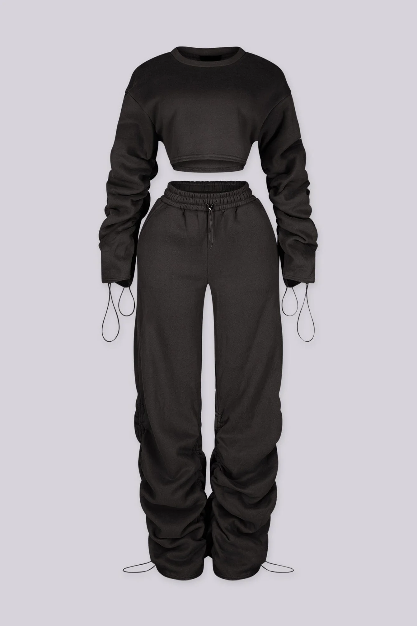 Slow Down Ruched Top & Cargo Jogger SET - Image 6