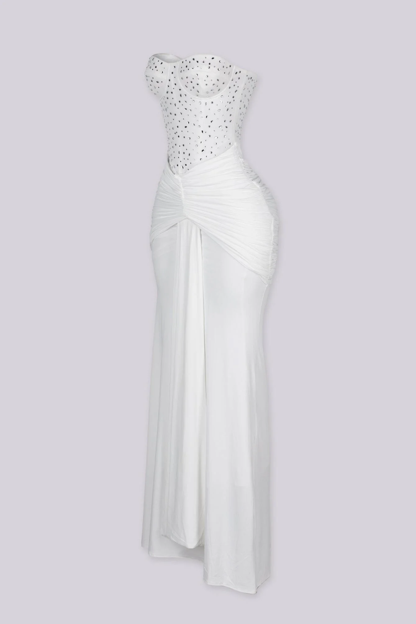 Snow Crystal Sweetheart Maxi Dress - Image 5