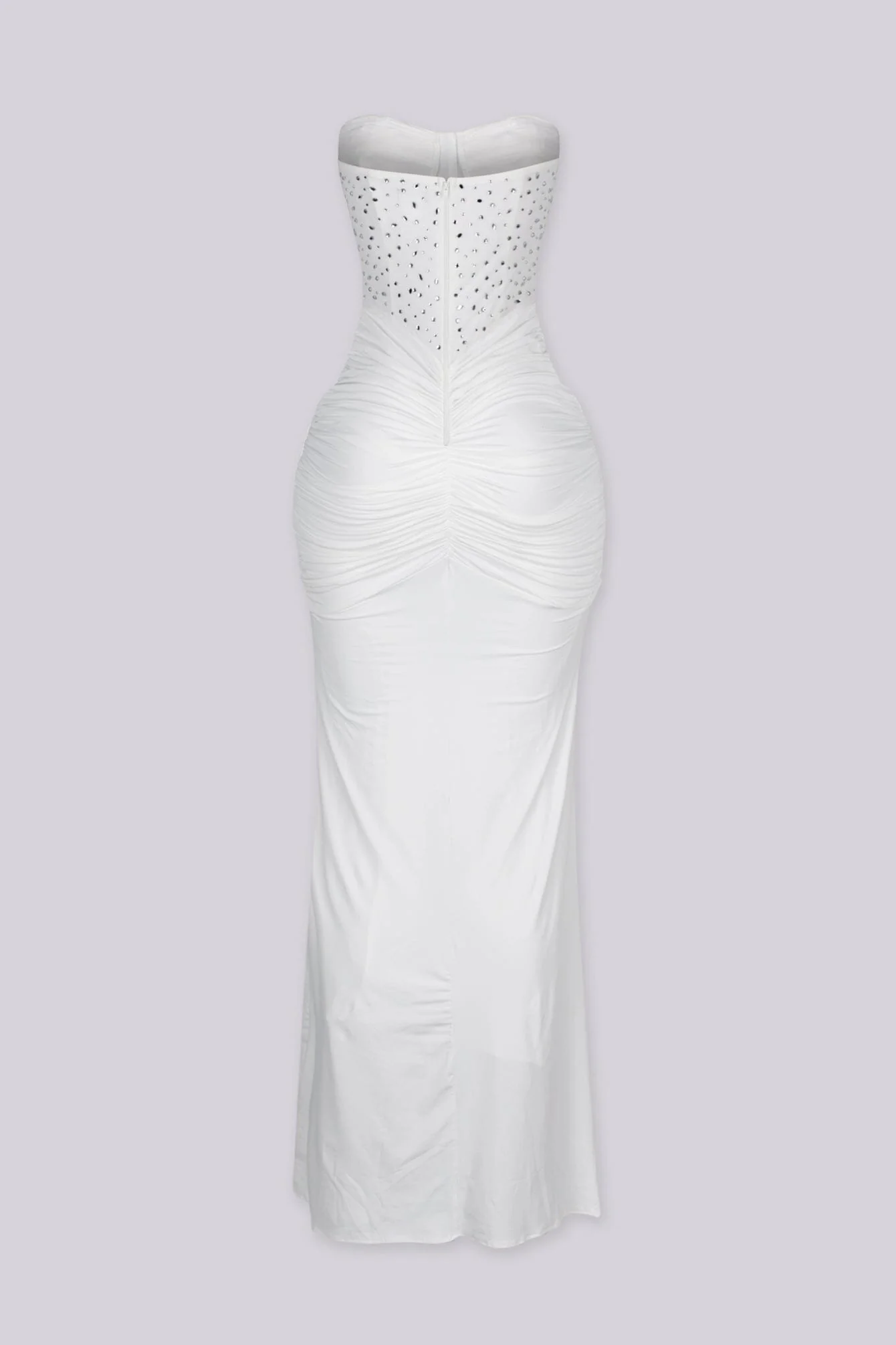 Snow Crystal Sweetheart Maxi Dress - Image 6